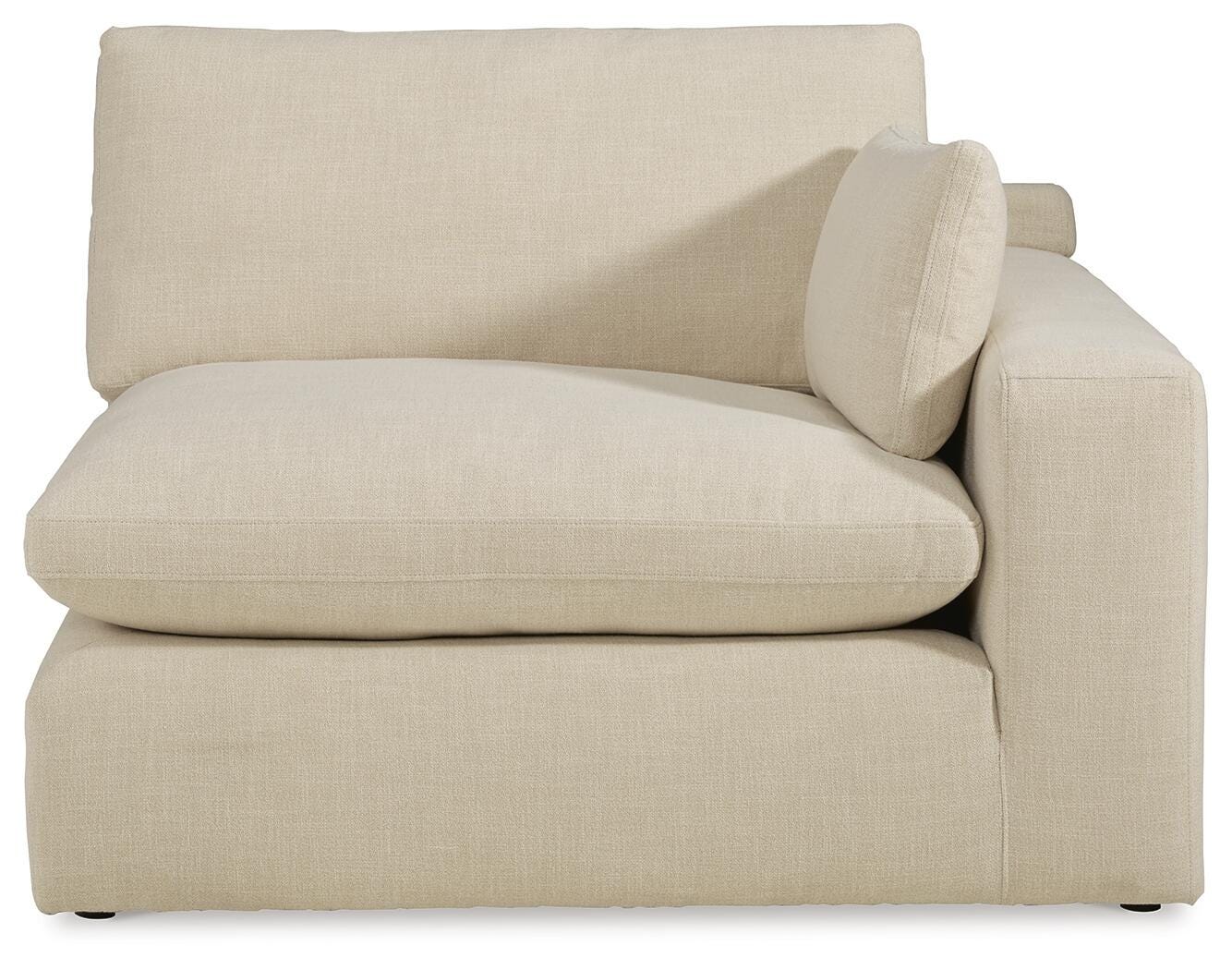 Elyza 5-Piece LAF Chaise Sectional in Linen Chenille