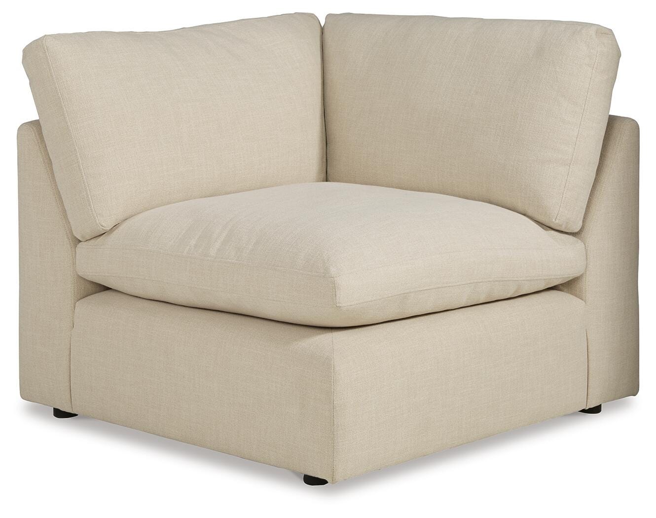 Elyza 5-Piece LAF Chaise Sectional in Linen Chenille