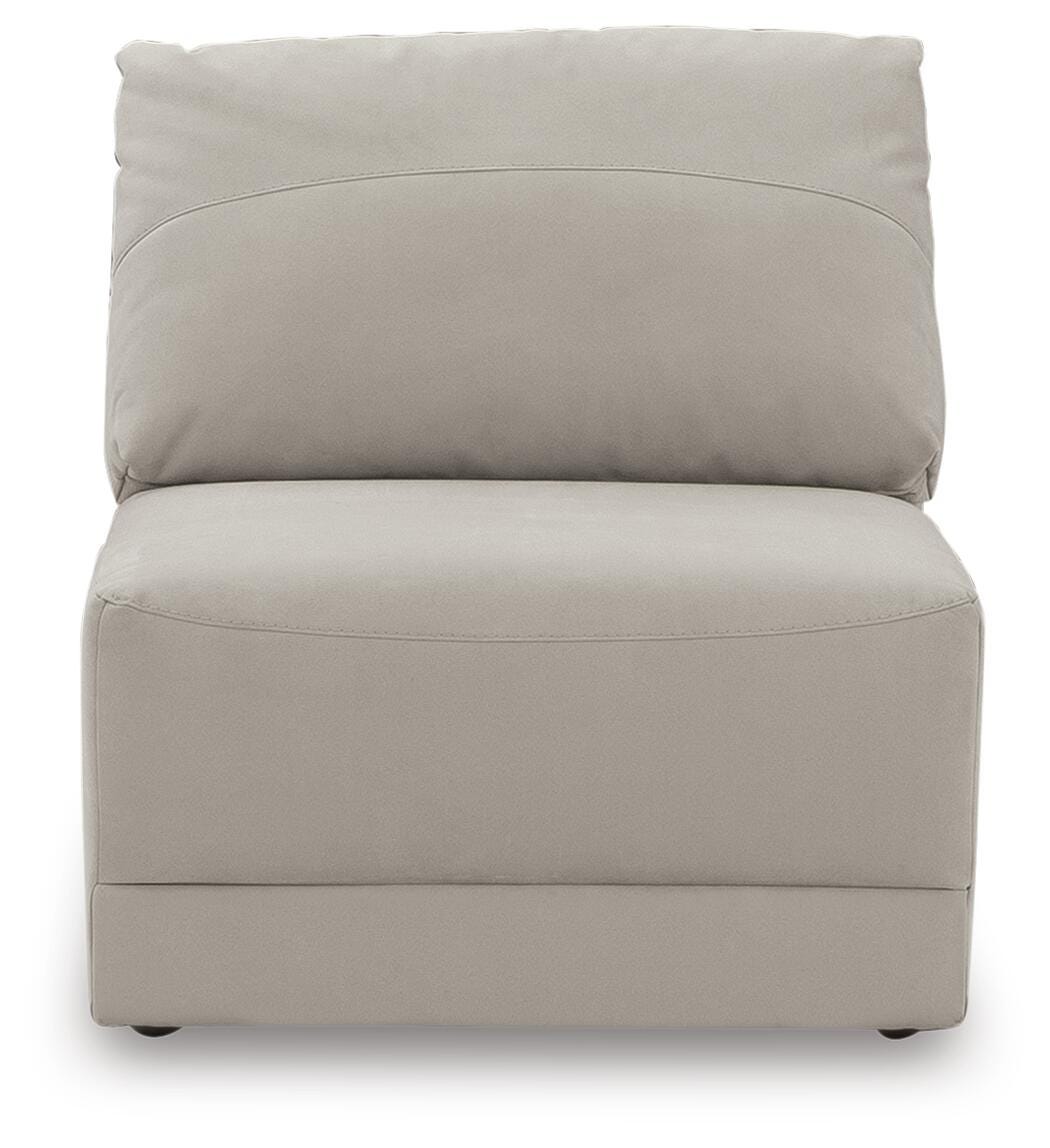 Next-Gen Gaucho 3-Piece Sectional Sofa in Gray Microfiber