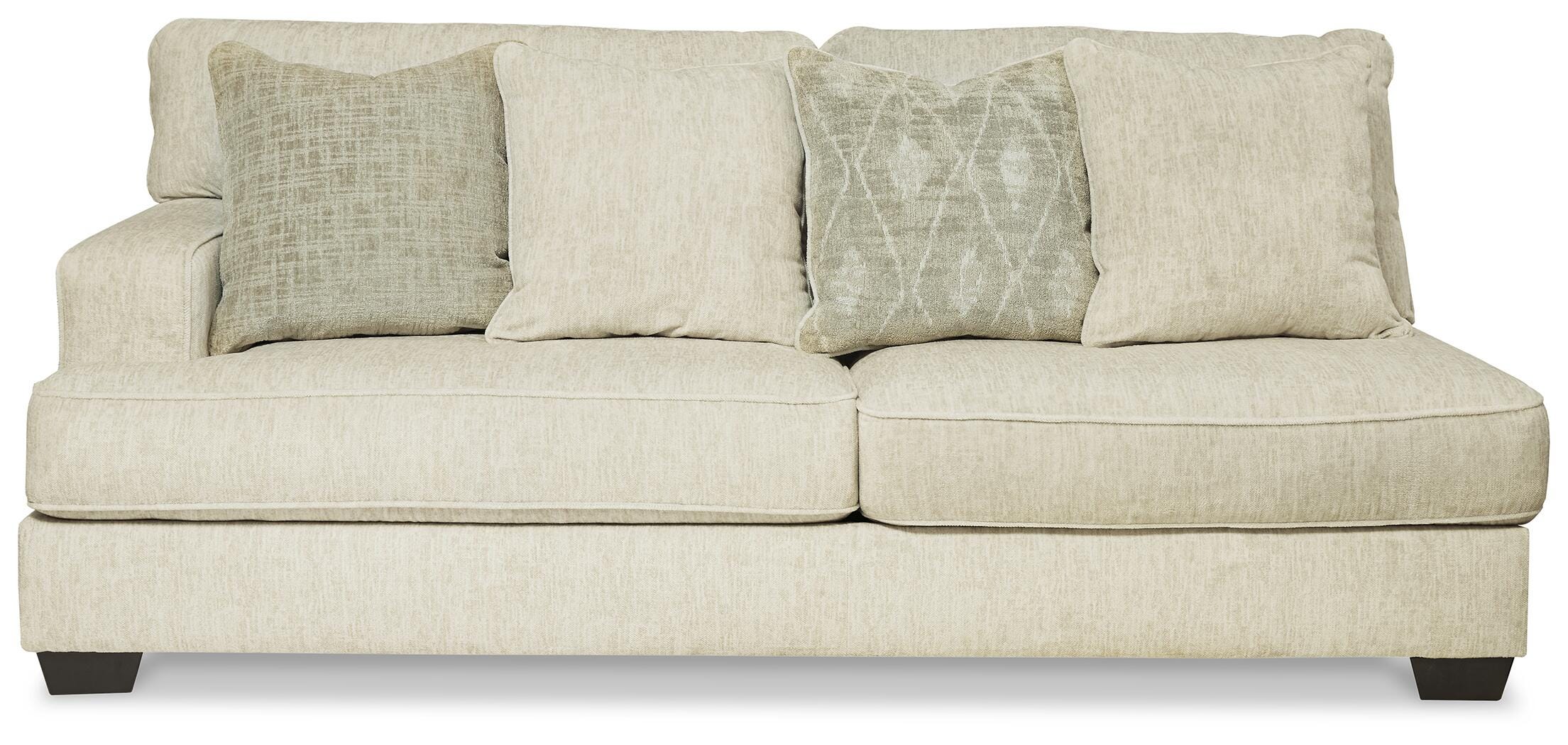 Rawcliffe 3-Piece Double Sectional in Parchment Chenille