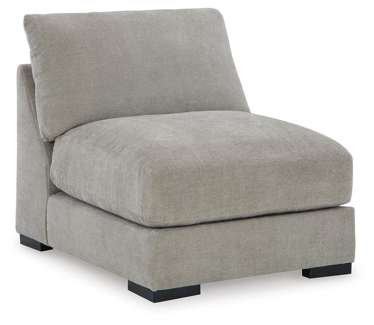 Aslan Court 5-Piece Sectional in Flax Chenille