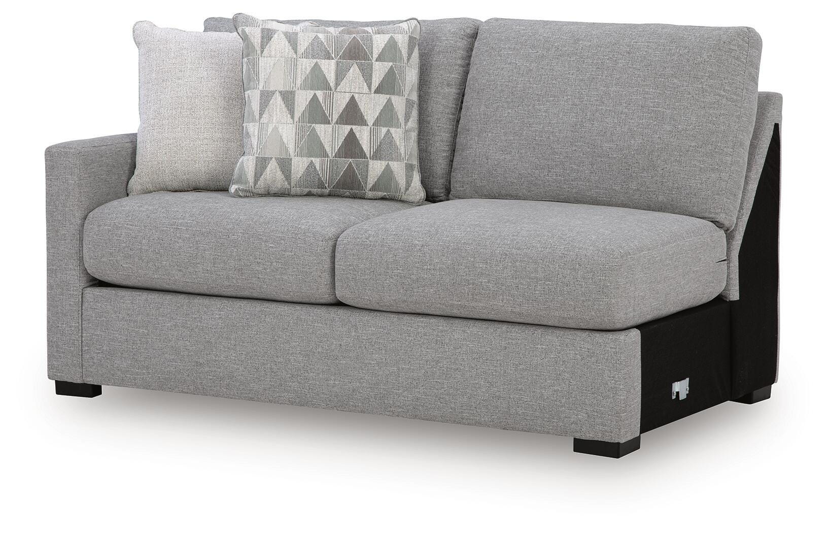 UrbanCrest 2-Piece Sectional with Chaise in Pewter