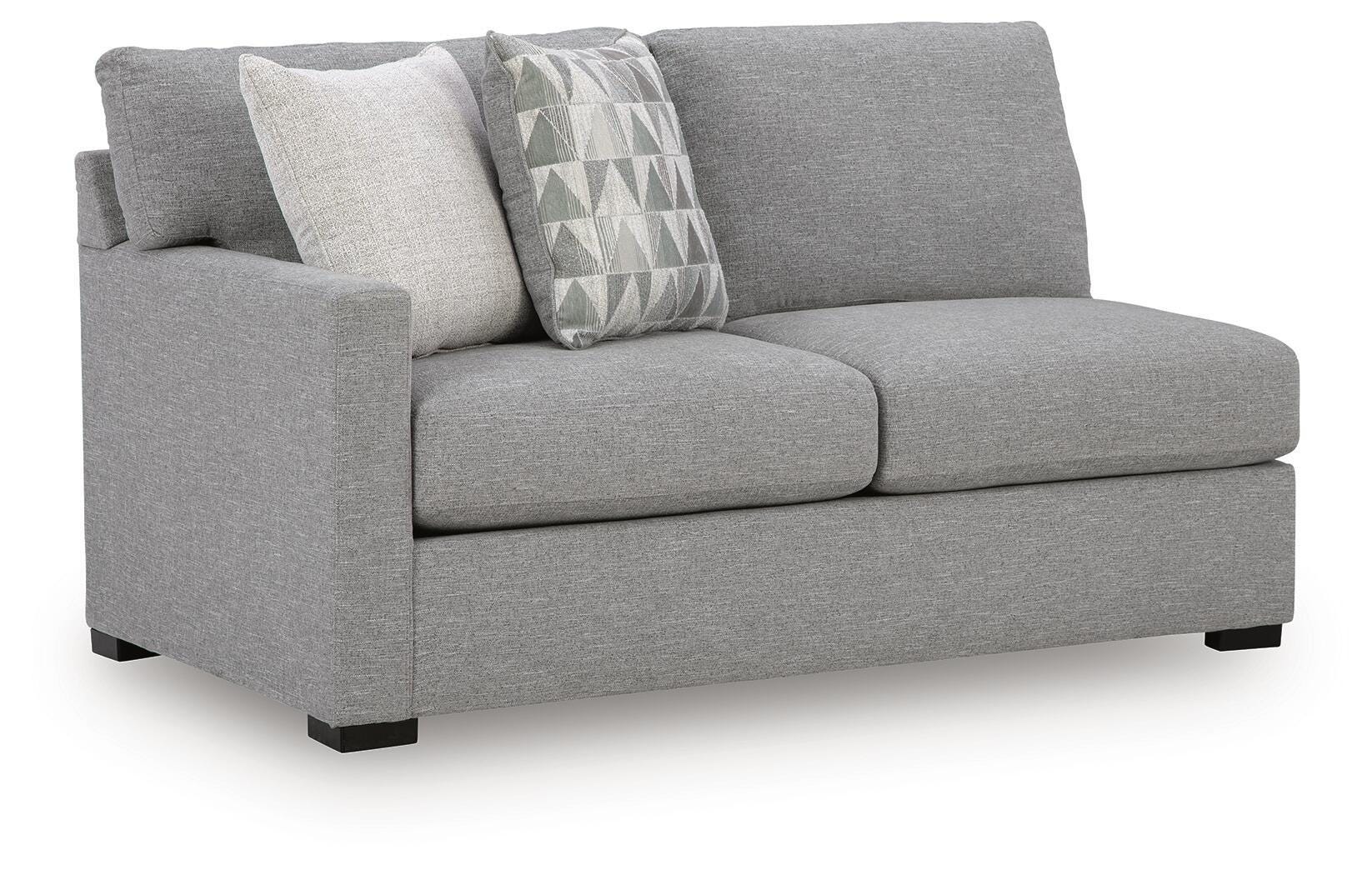 UrbanCrest 2-Piece Sectional with Chaise in Pewter