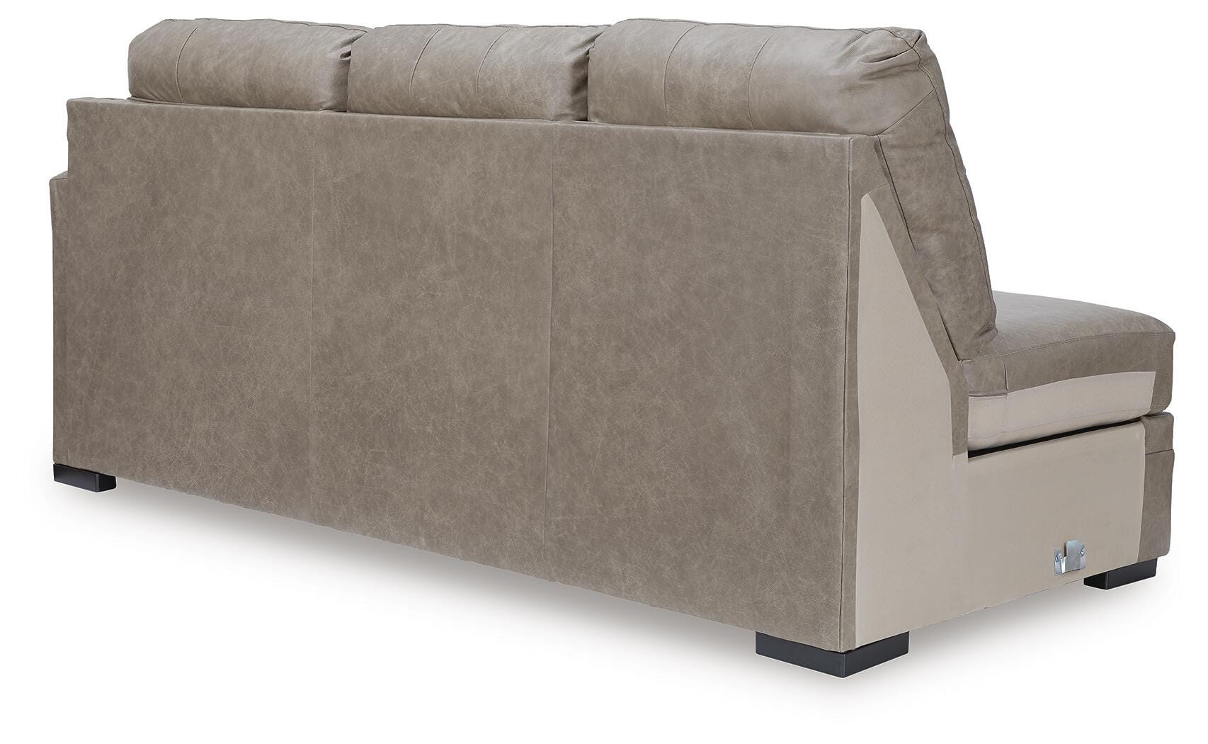 Amuleto 2-Piece LAF Chaise Sectional in Desert Leather