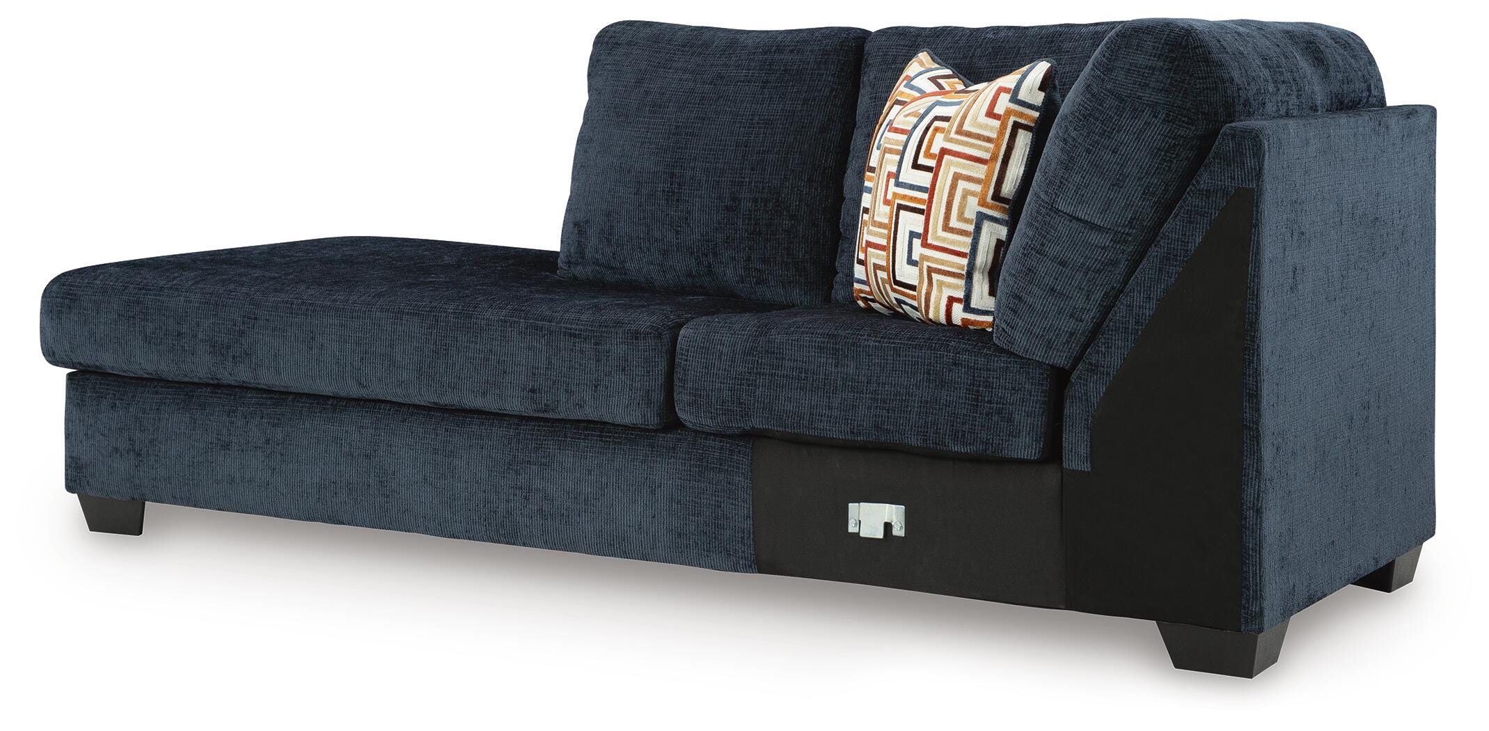 Aviemore 2-Piece LAF Chaise Sectional in Ink Chenille