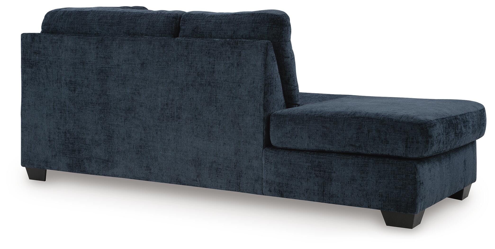 Aviemore 2-Piece LAF Chaise Sectional in Ink Chenille