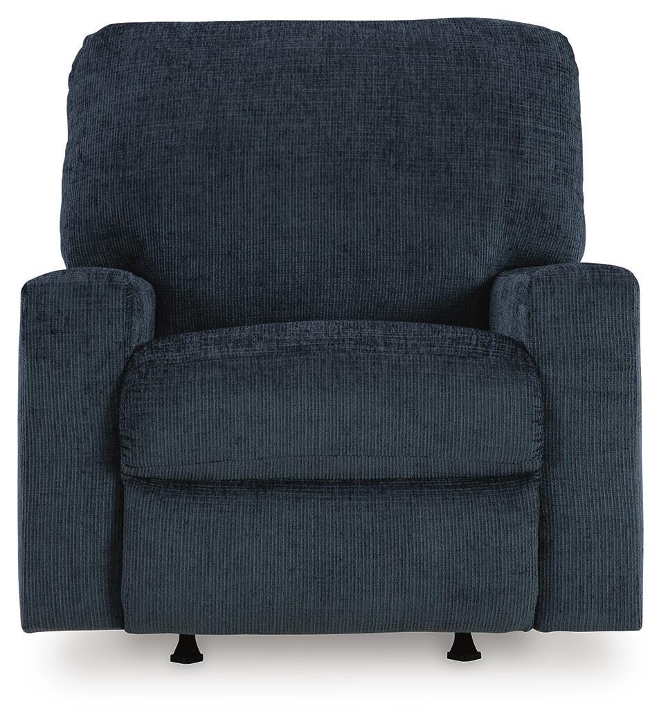 Aviemore Rocker Recliner in Ink Chenille