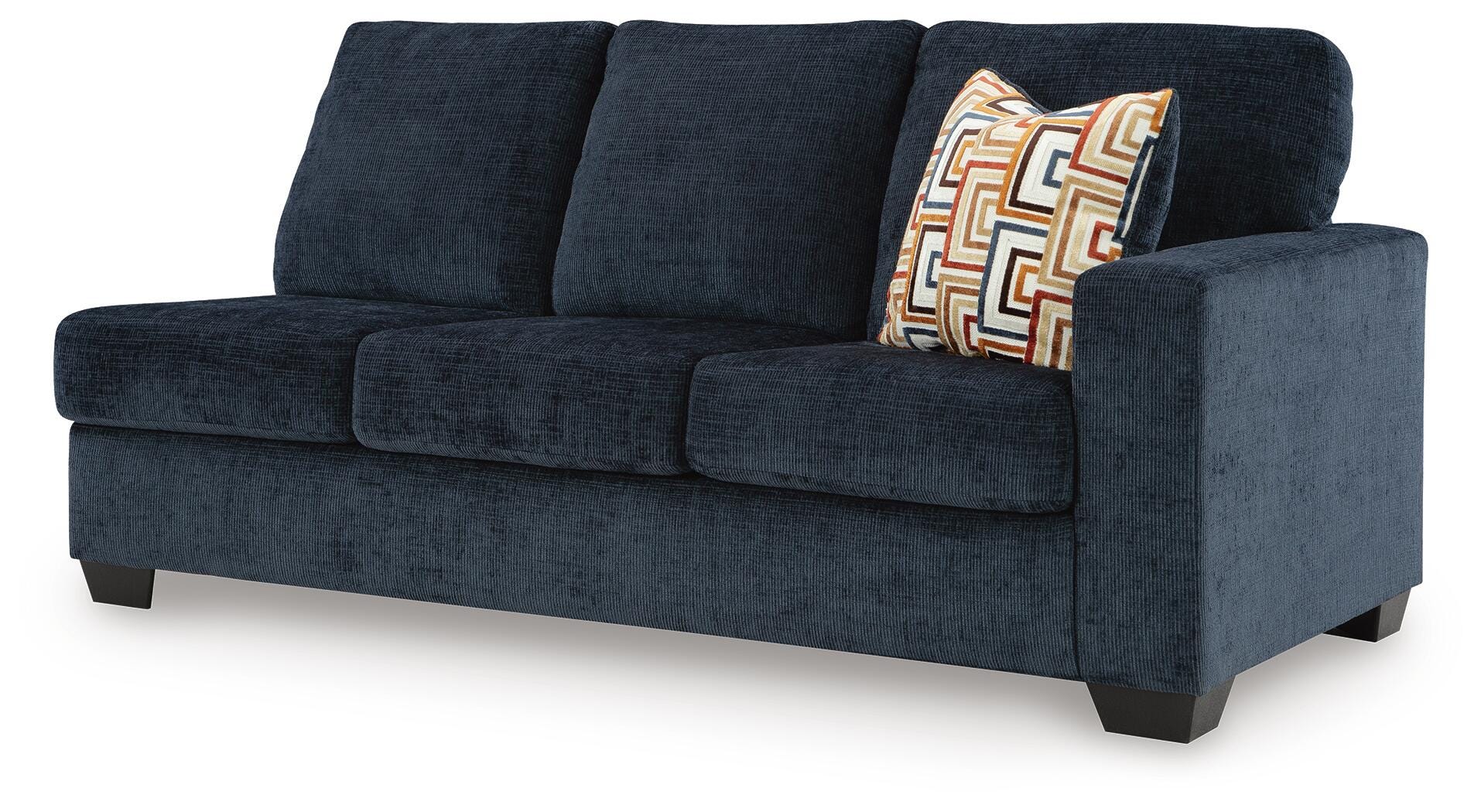 Aviemore 2-Piece LAF Chaise Sectional in Ink Chenille
