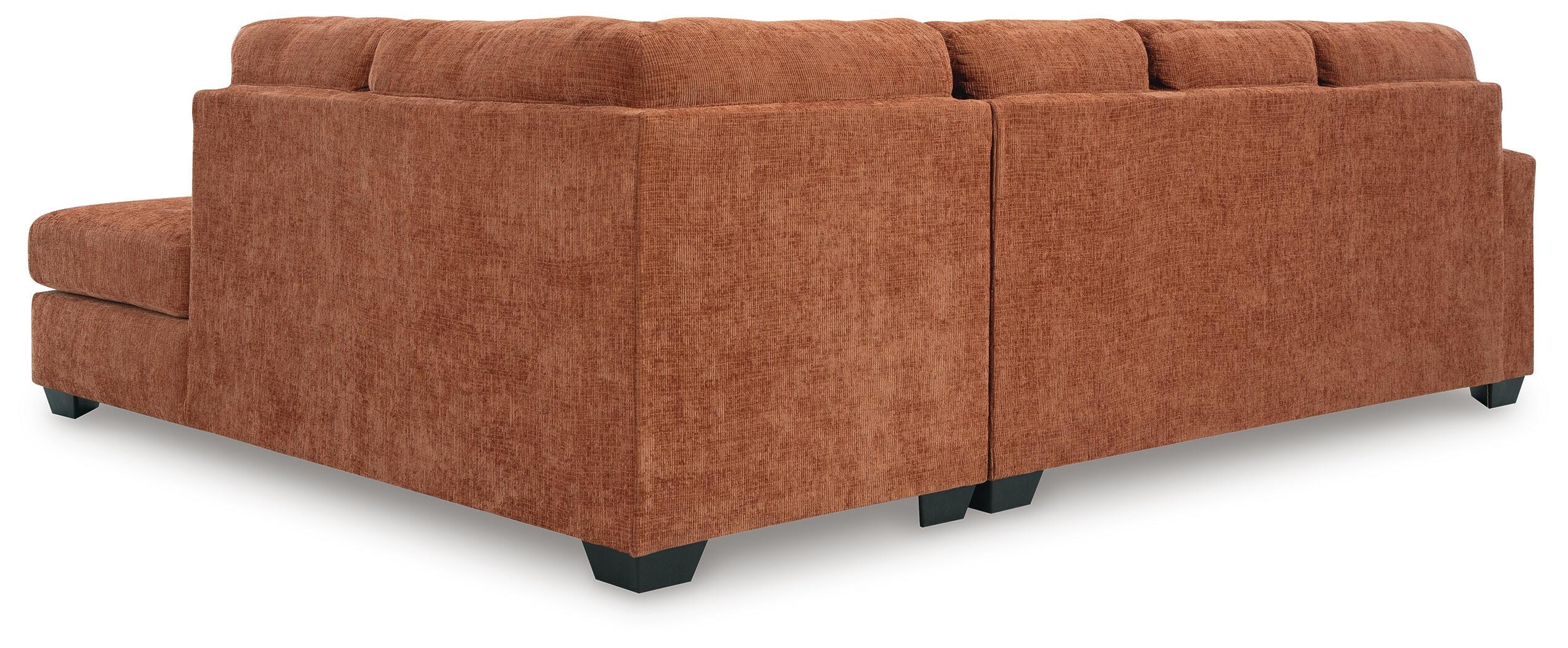Aviemore 2-Piece RAF Chaise Sectional in Spice Chenille