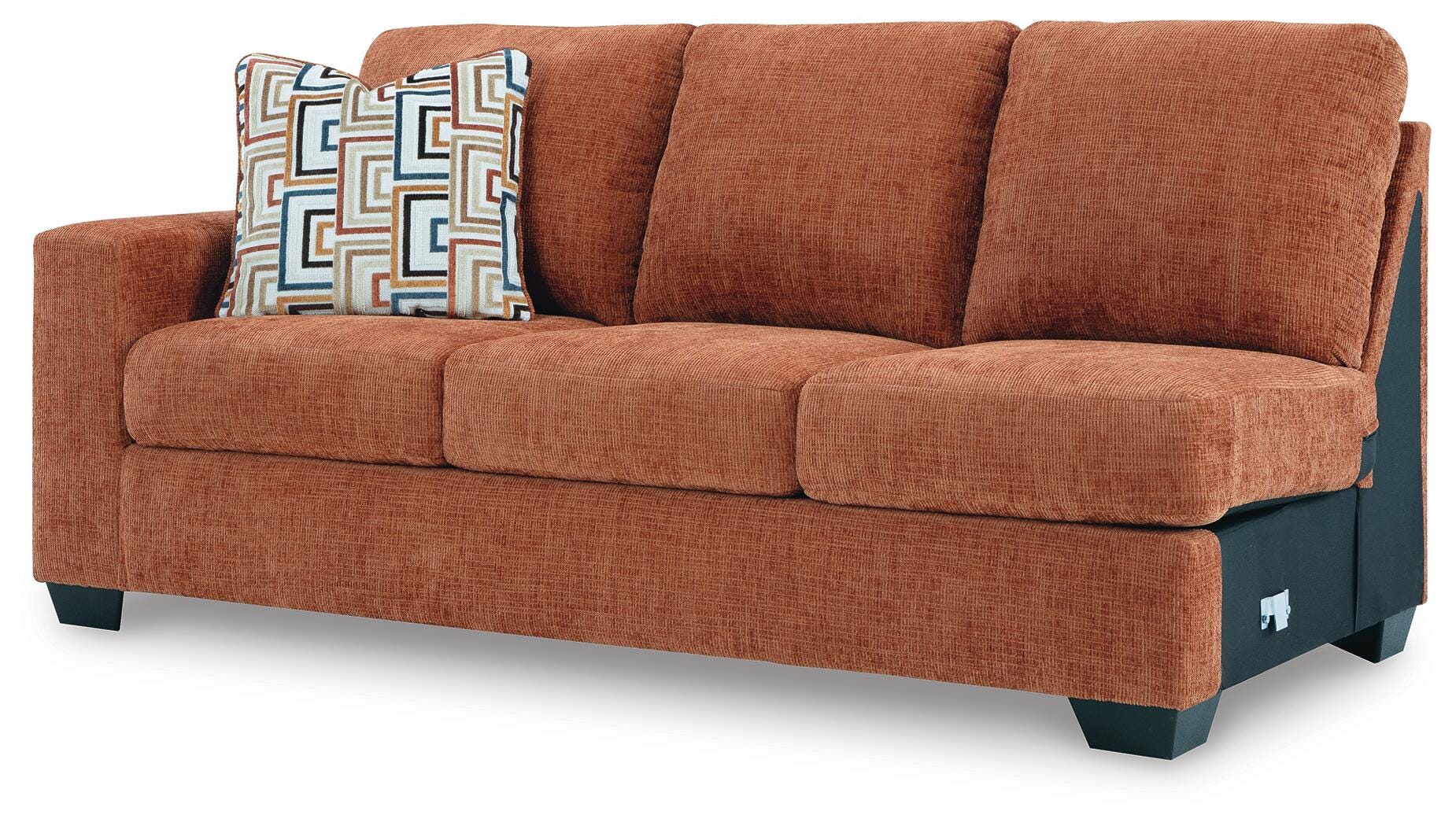 Aviemore 2-Piece RAF Chaise Sectional in Spice Chenille
