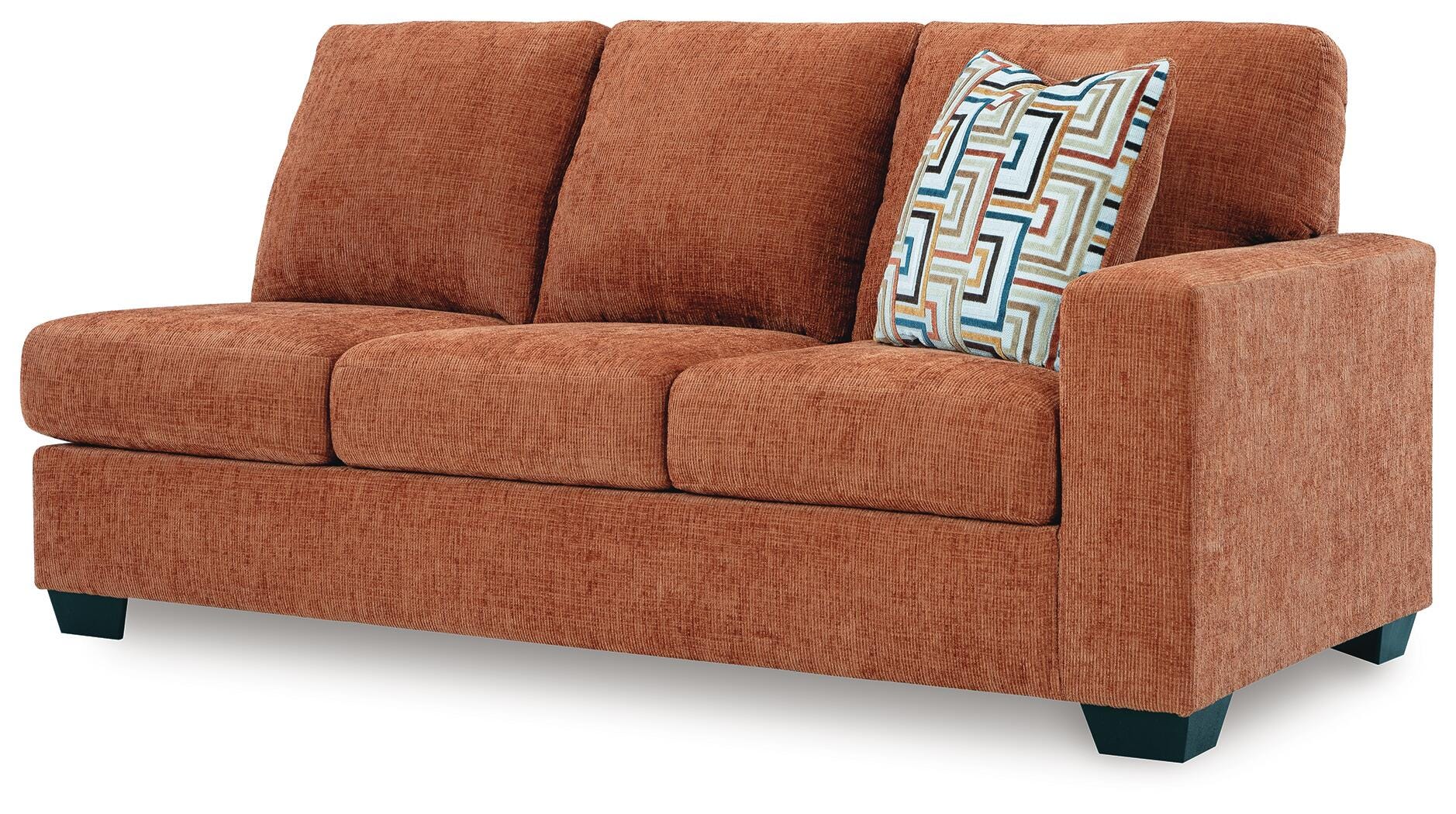 Aviemore 2-Piece LAF Chaise Sectional in Spice Chenille
