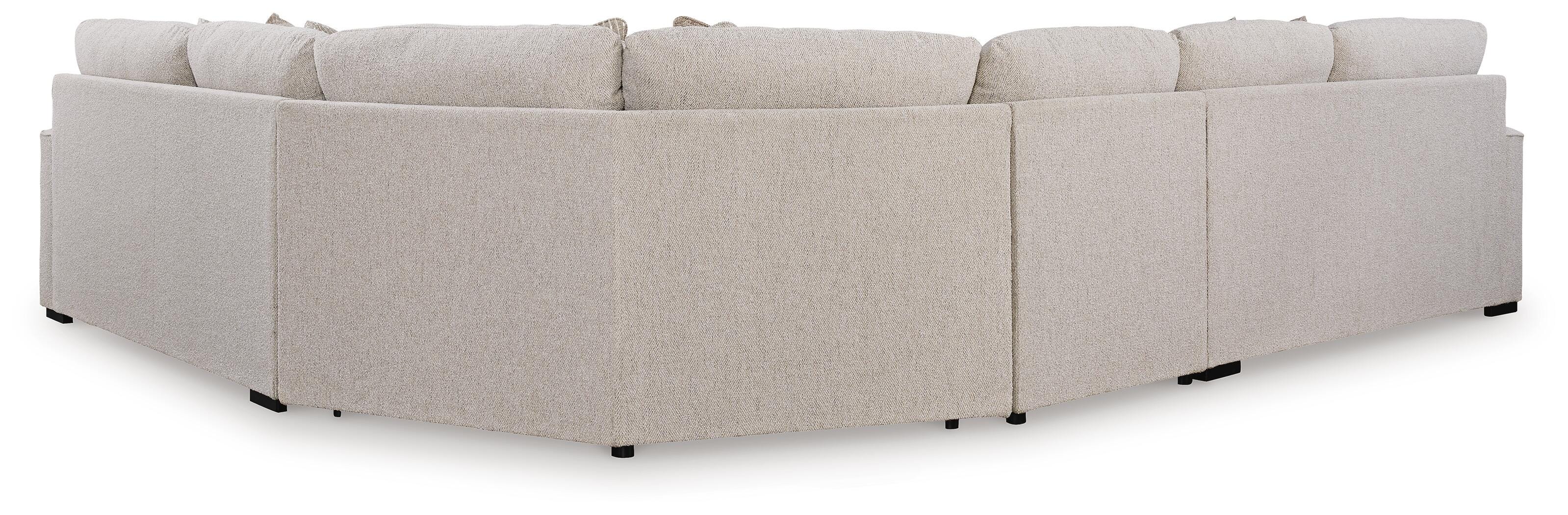 Ballyton 4-Piece Sectional in Sand Chenille
