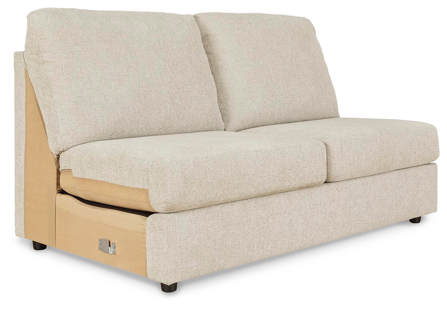 Edenfield 3-Piece LAF Chaise Sectional in Linen Chenille