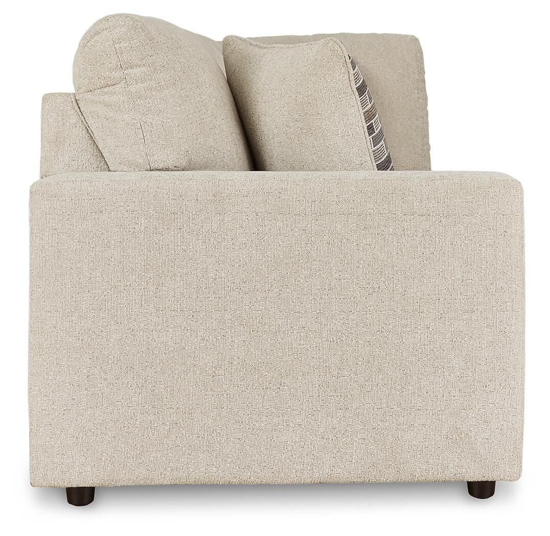 Edenfield 3-Piece RAF Chaise Sectional in Linen Chenille