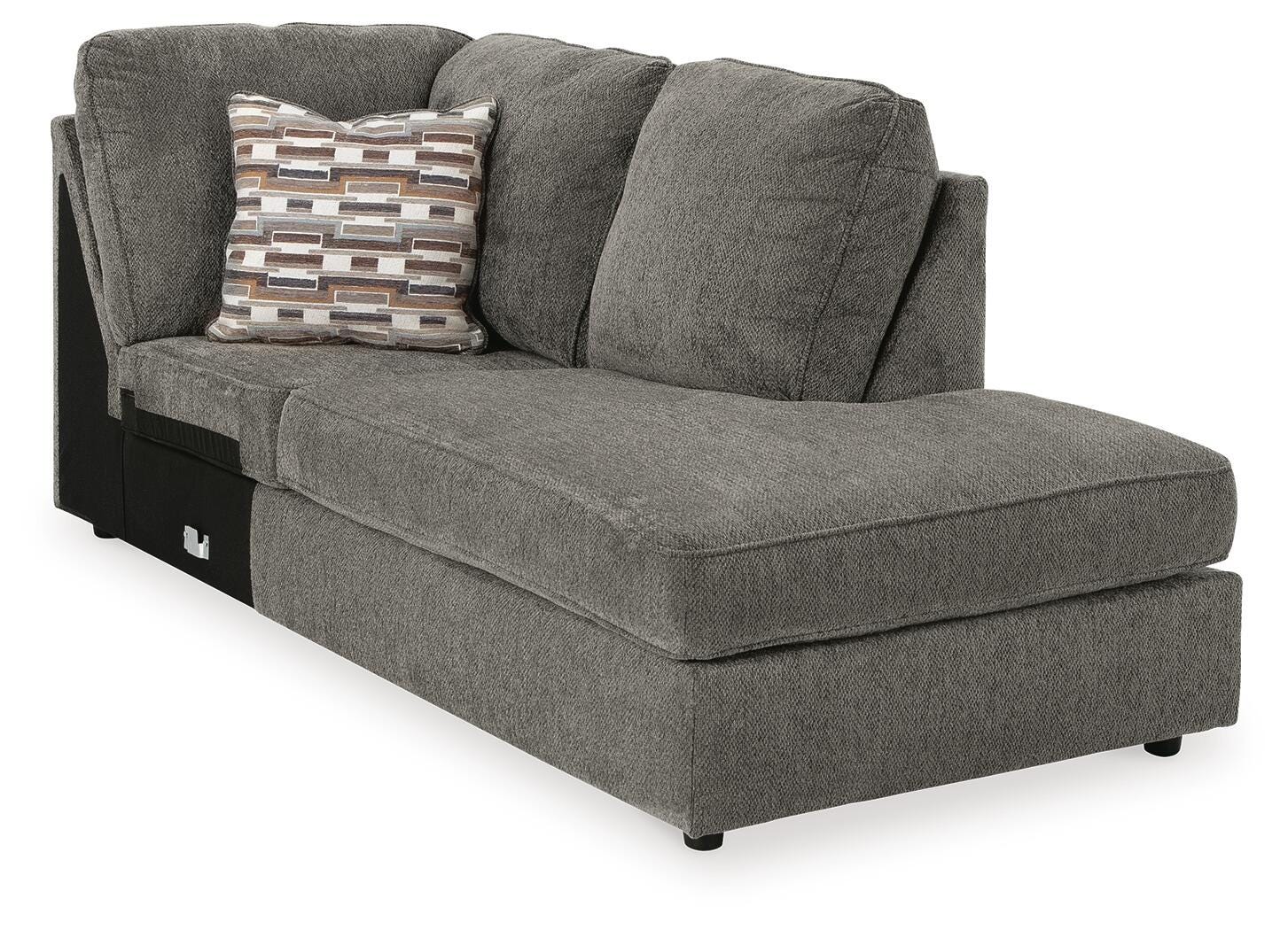O'Phannon 2-Piece Sectional and Ottoman in Putty