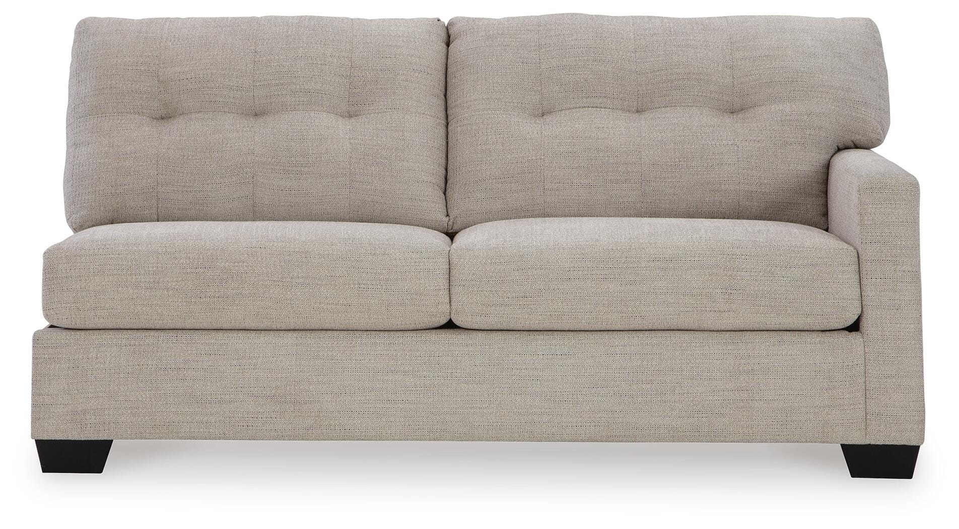 Mahoney 2-Piece LAF Chaise Sectional in Pebble Chenille
