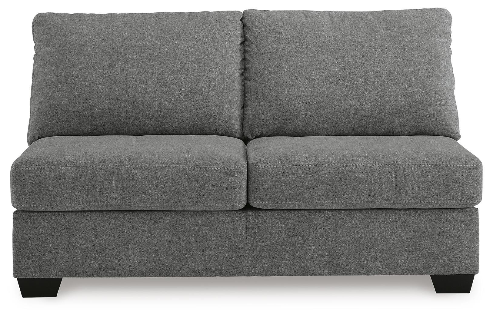 Birkdale Court 3-Piece RAF Sectional in Gray Chenille