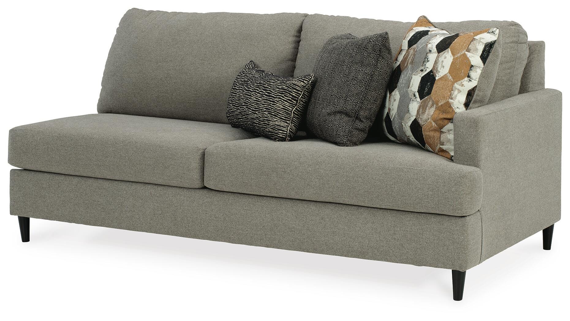 Santasia 2-Piece LAF Chaise Sectional in Granite Chenille