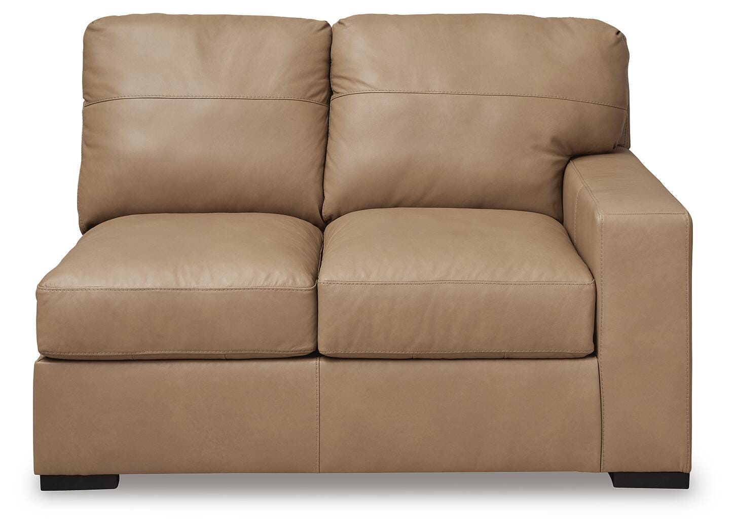 Bandon 2-Piece LAF Sectional in Toffee Leather