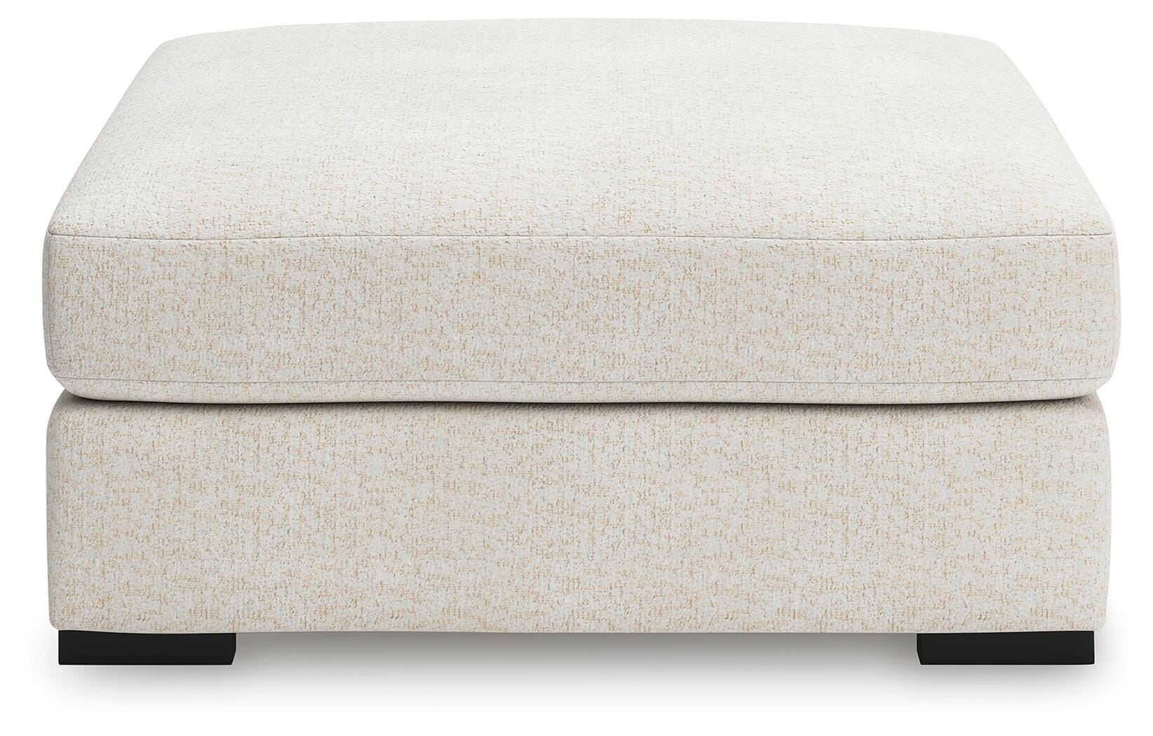 Donelson Creek 4-Piece Sectional and Ottoman in Vanilla