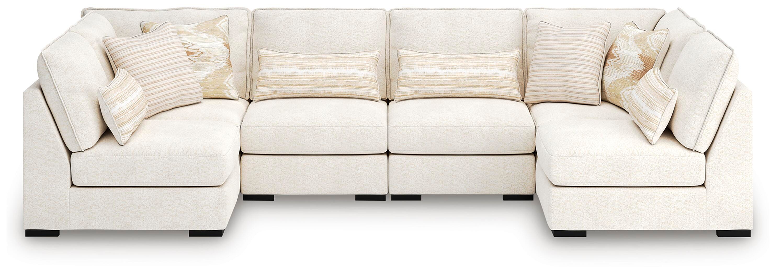 Donelson Creek 6-Piece Sectional in Vanilla