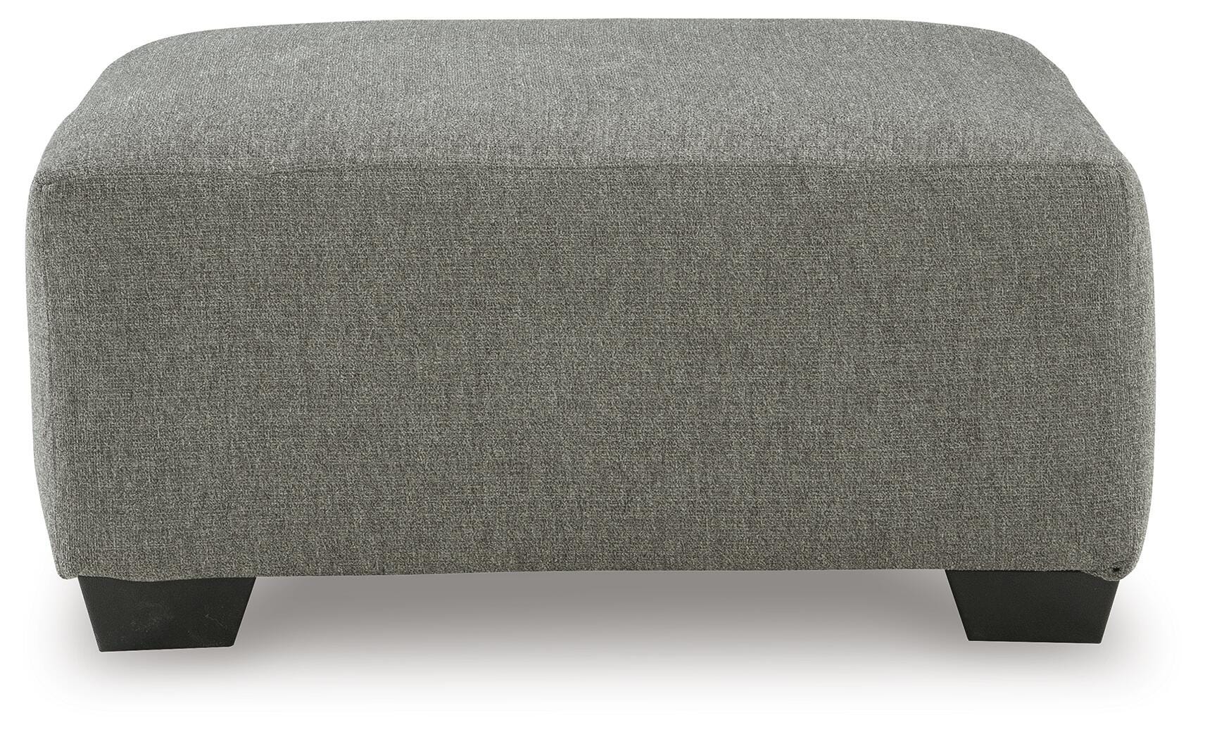 Clarington Oversized Accent Ottoman in Greystone Chenille