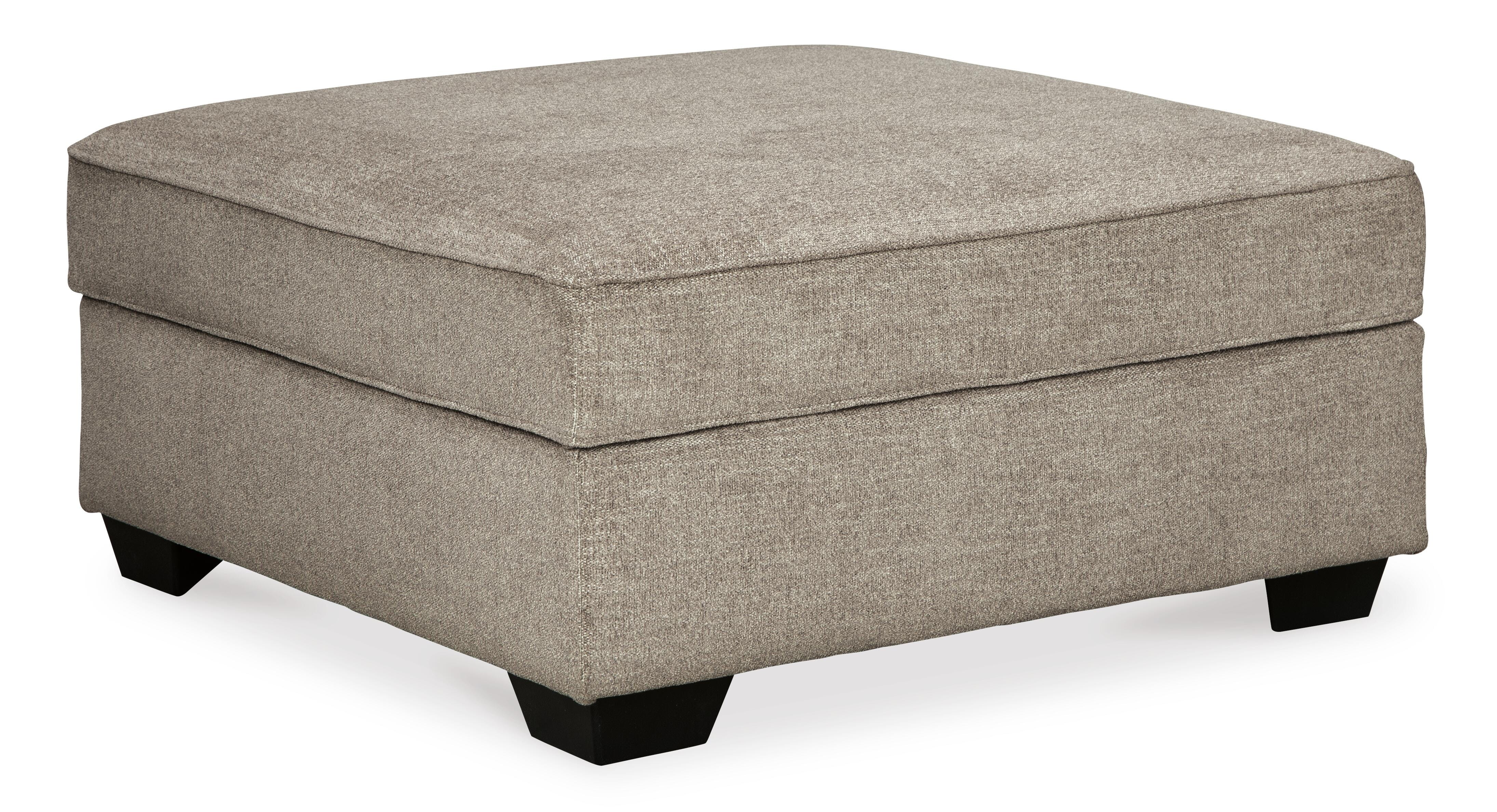 Bovarian 2-Piece Sectional with Ottoman in Stone