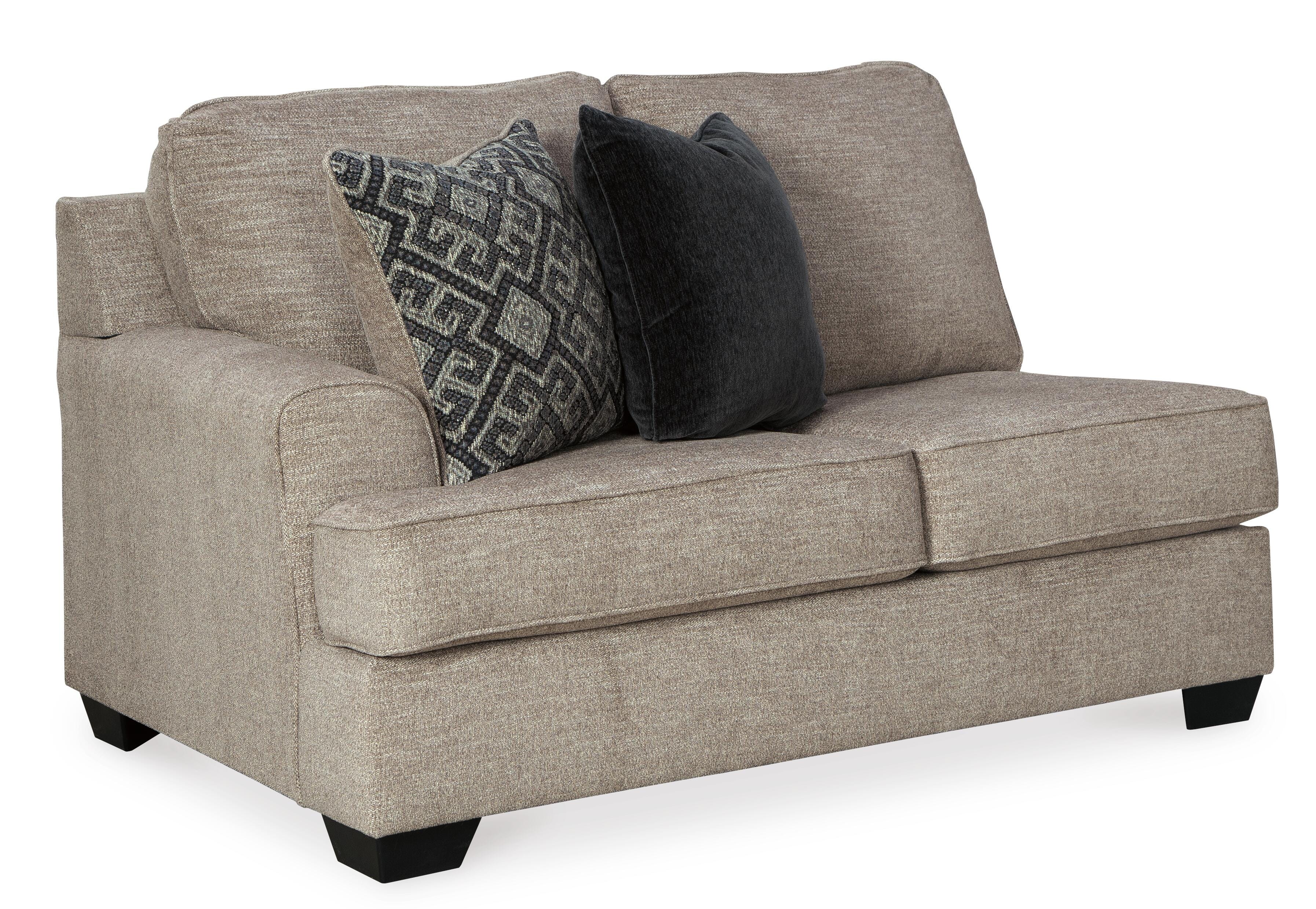 Bovarian 4-Piece RAF Sectional in Stone Chenille