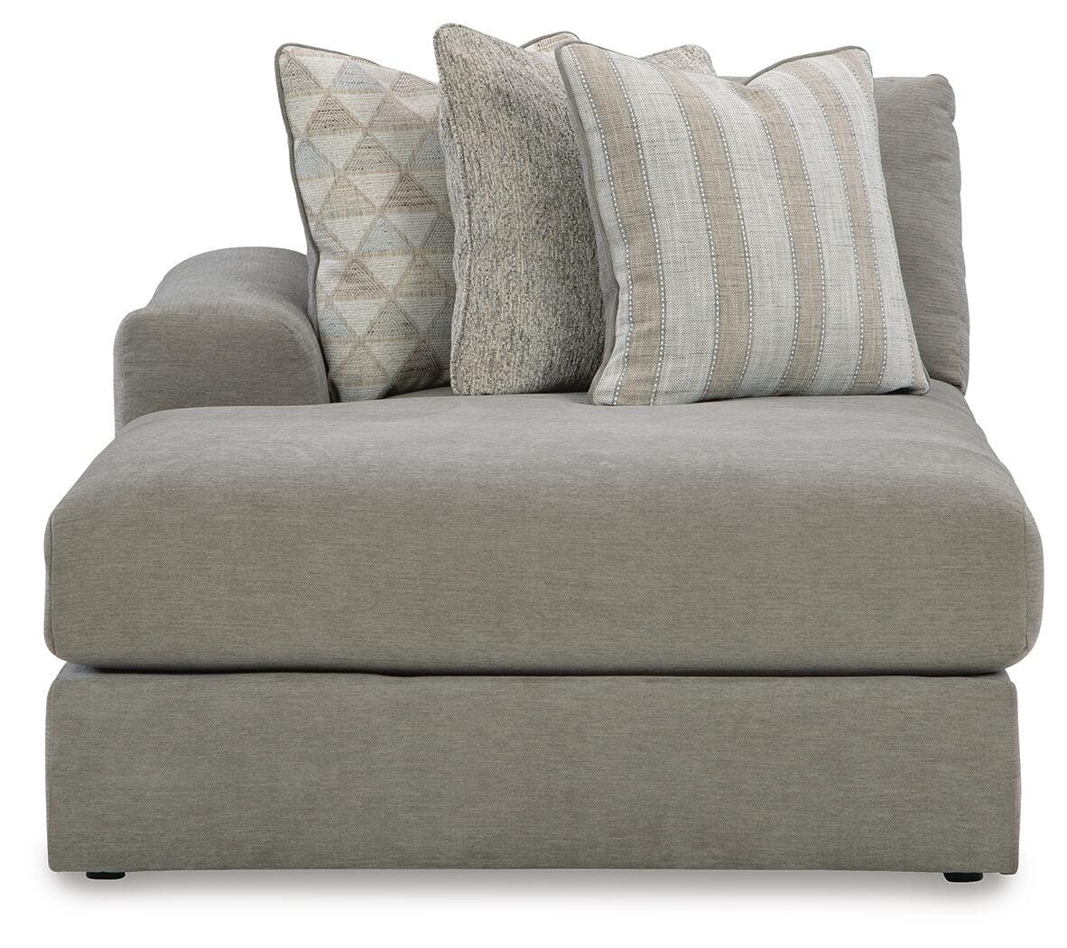 Avaliyah 6-Piece LAF Sectional in Ash Chenille