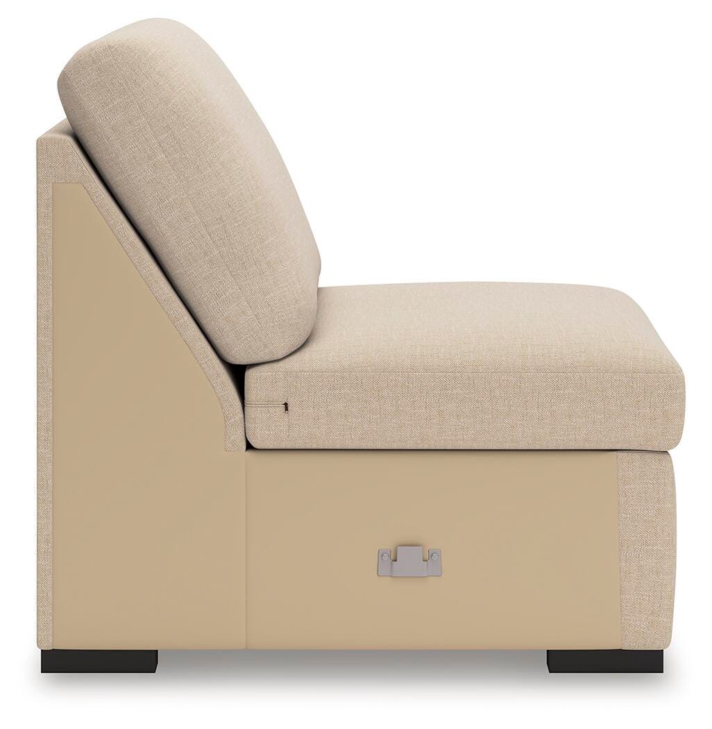LadyMae 4-Piece Sectional in Twill