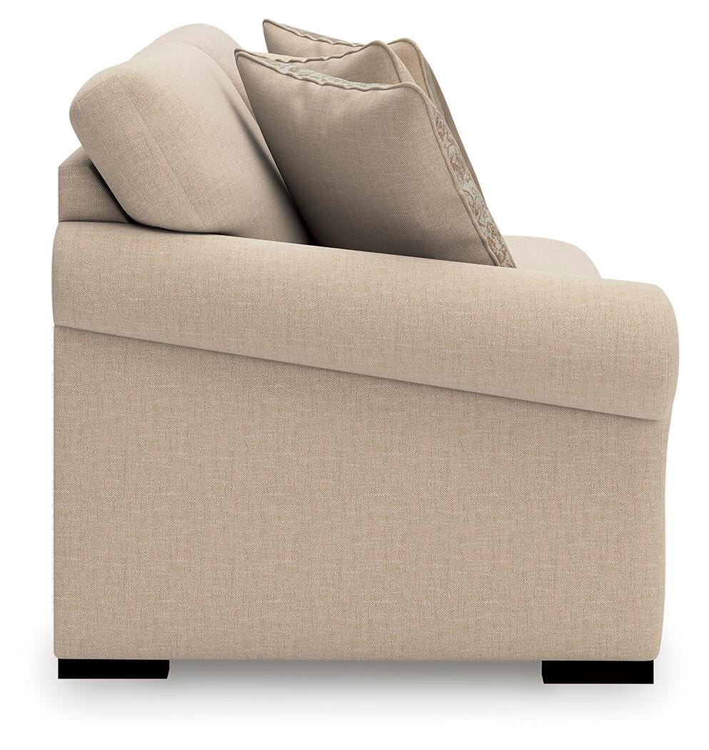 LadyMae 3-Piece Sectional in Twill Performance Fabric and Next-Gen Nuvella