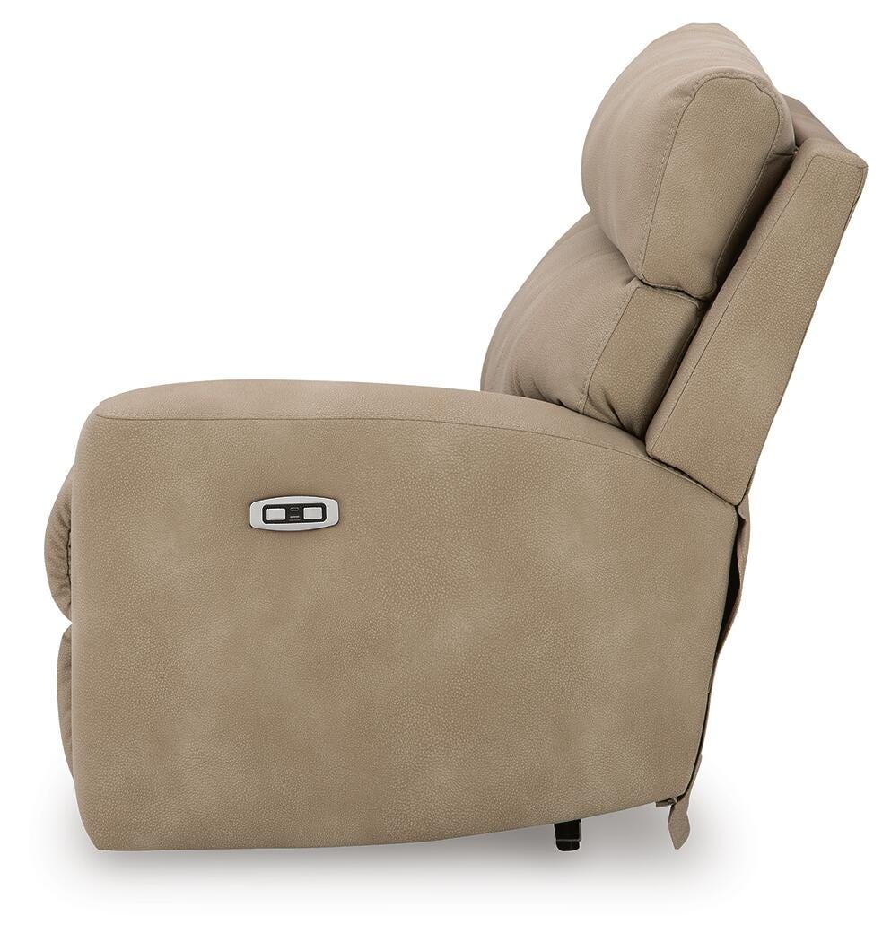 Next-Gen Durapella 3-Piece Power Reclining Sectional Sofa in Sand Microfiber