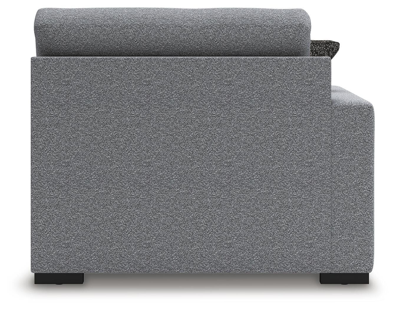 Bealton 4-Piece Sectional with Double Chaise in Salt and Pepper Performance Fabric and Next-Gen Nuvella