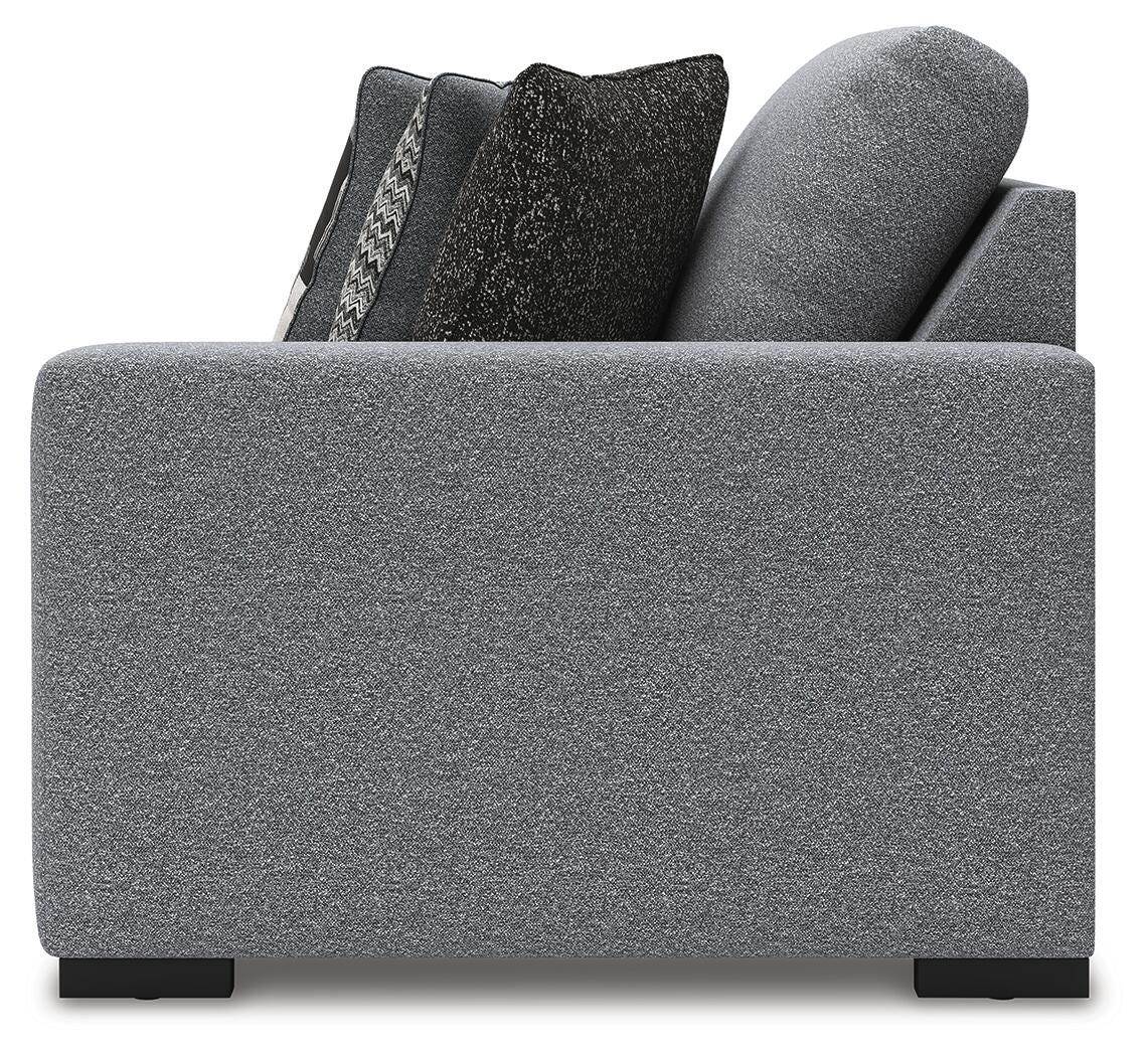 Bealton 5-Piece Sectional in Salt and Pepper Performance Fabric and Next-Gen Nuvella
