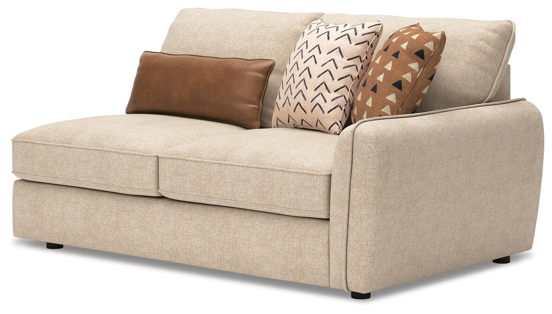 Seyler 3-Piece Sectional in Sand Chenille