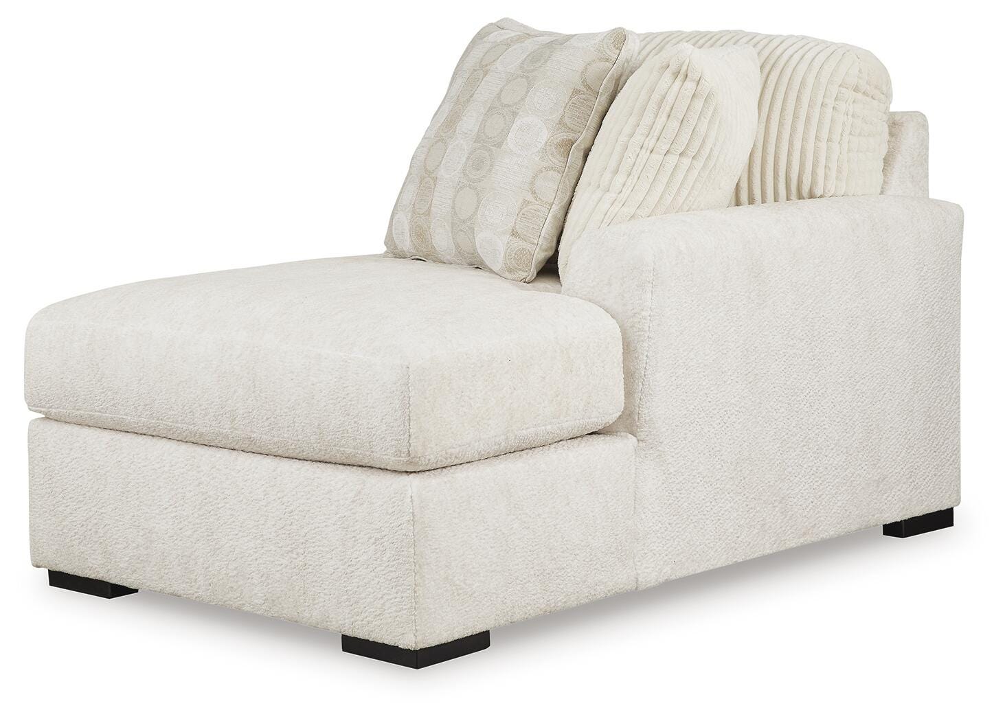 Chessington 2-Piece Sectional and Ottoman in Ivory