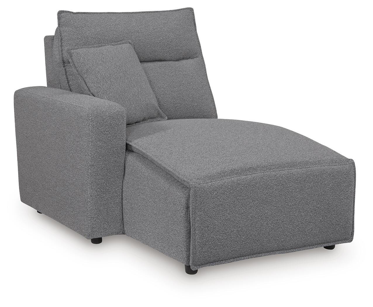 Modmax II 7-Piece LAF Chaise Power Reclining Sectional and Audio Console in Salt and Pepper