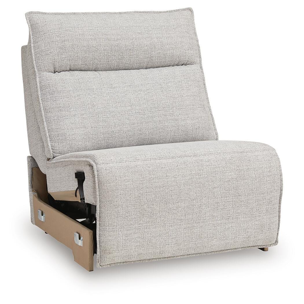 Modmax II 7-Piece RAF Chaise Power Reclining Sectional and Audio Console in Stone