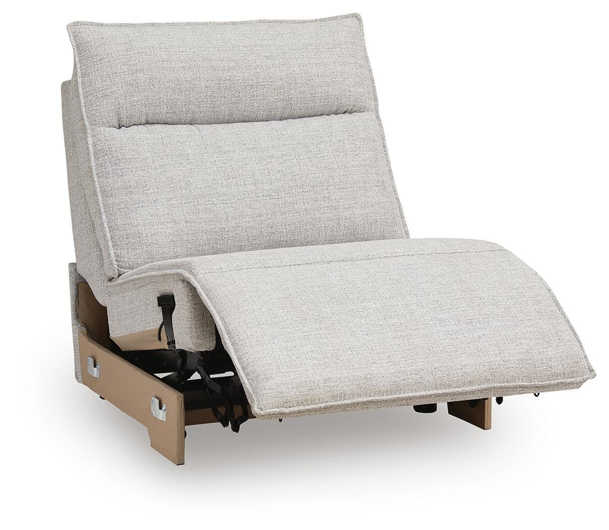 Modmax II 7-Piece RAF Chaise Power Reclining Sectional and Audio Console in Stone