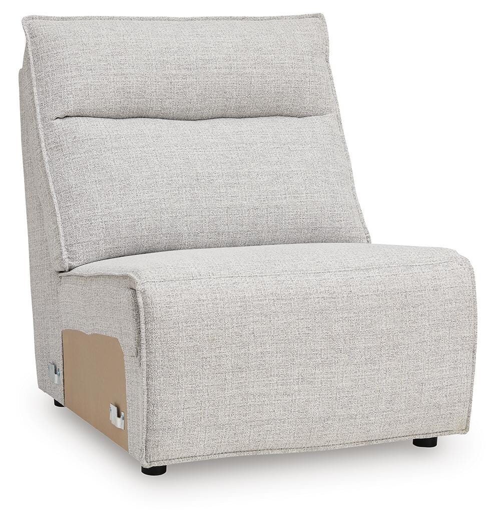 Modmax II 7-Piece LAF Chaise Power Reclining Sectional and Audio Console in Stone