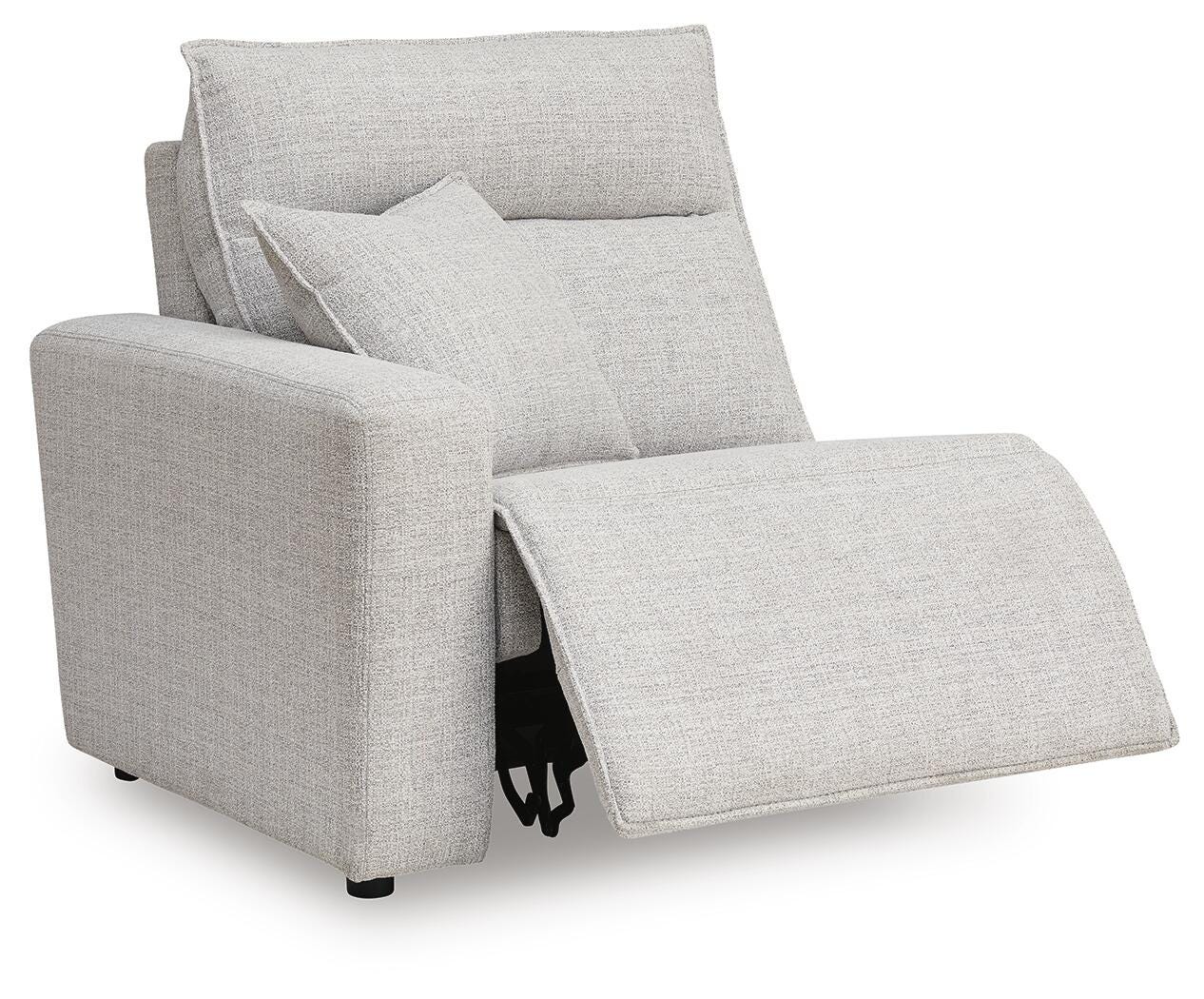 Modmax II 7-Piece RAF Chaise Power Reclining Sectional and Audio Console in Stone