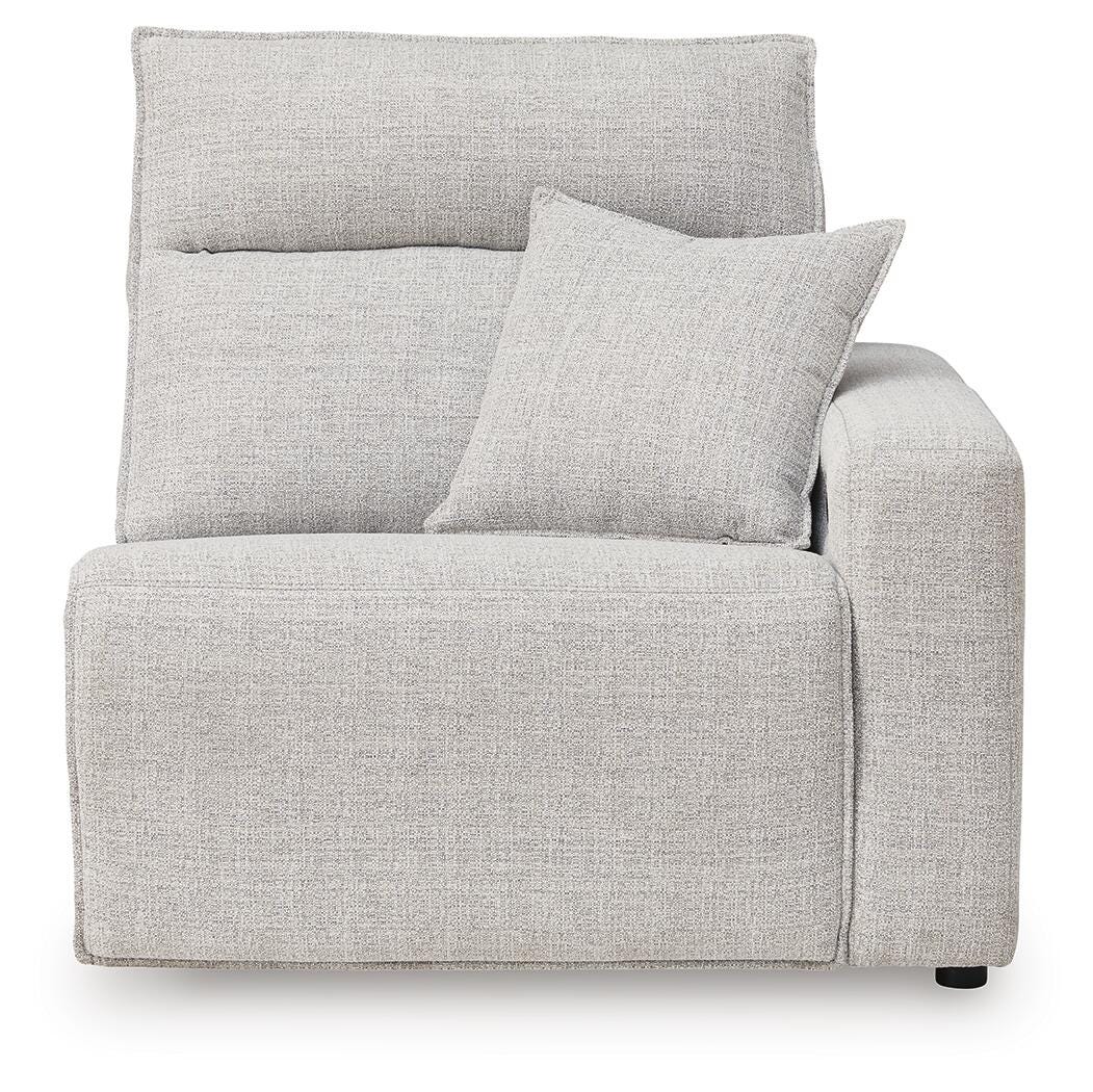 Modmax II 7-Piece LAF Chaise Power Reclining Sectional and Audio Console in Stone
