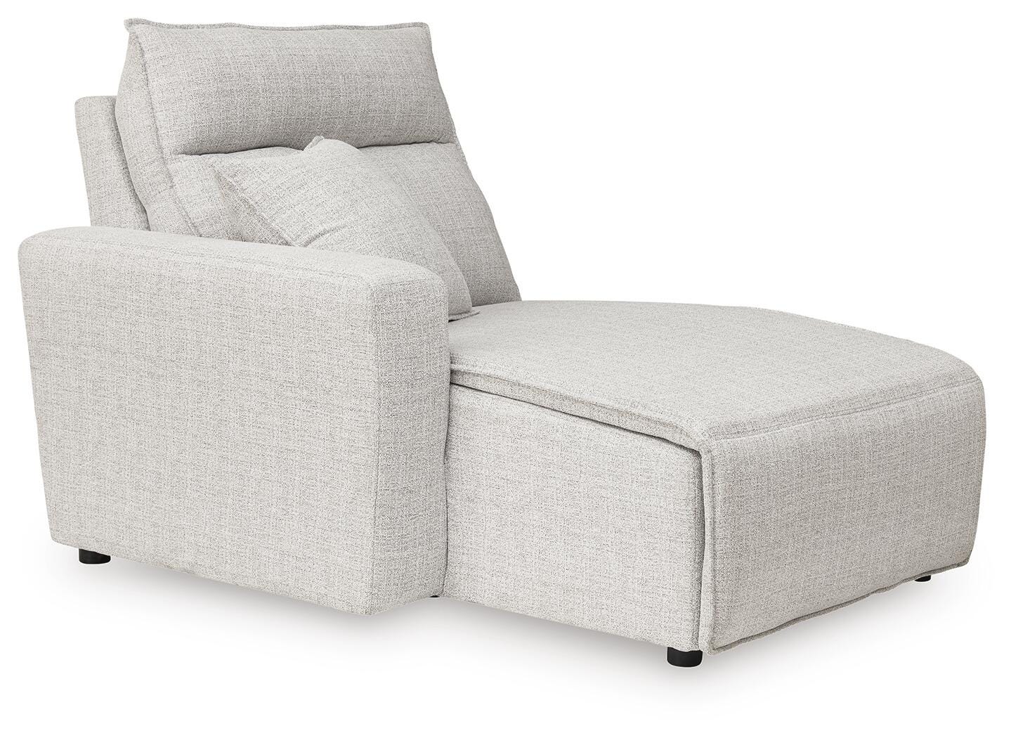 Modmax II 7-Piece LAF Chaise Power Reclining Sectional and Audio Console in Stone