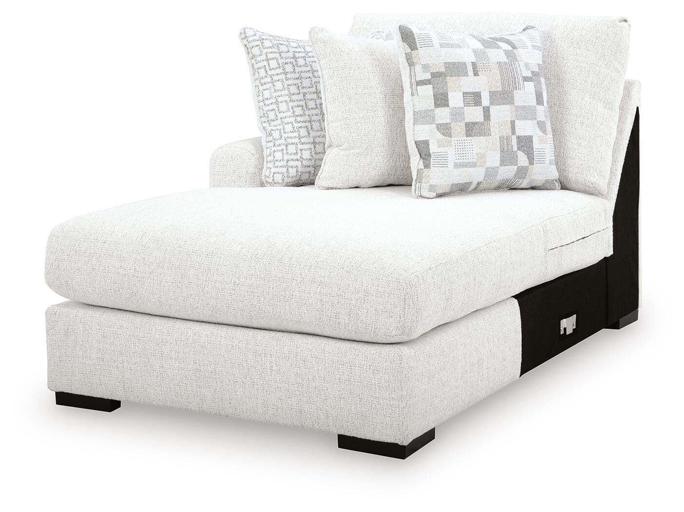 Misty-Lakes 4-Piece Double Chaise Sectional in Chalk