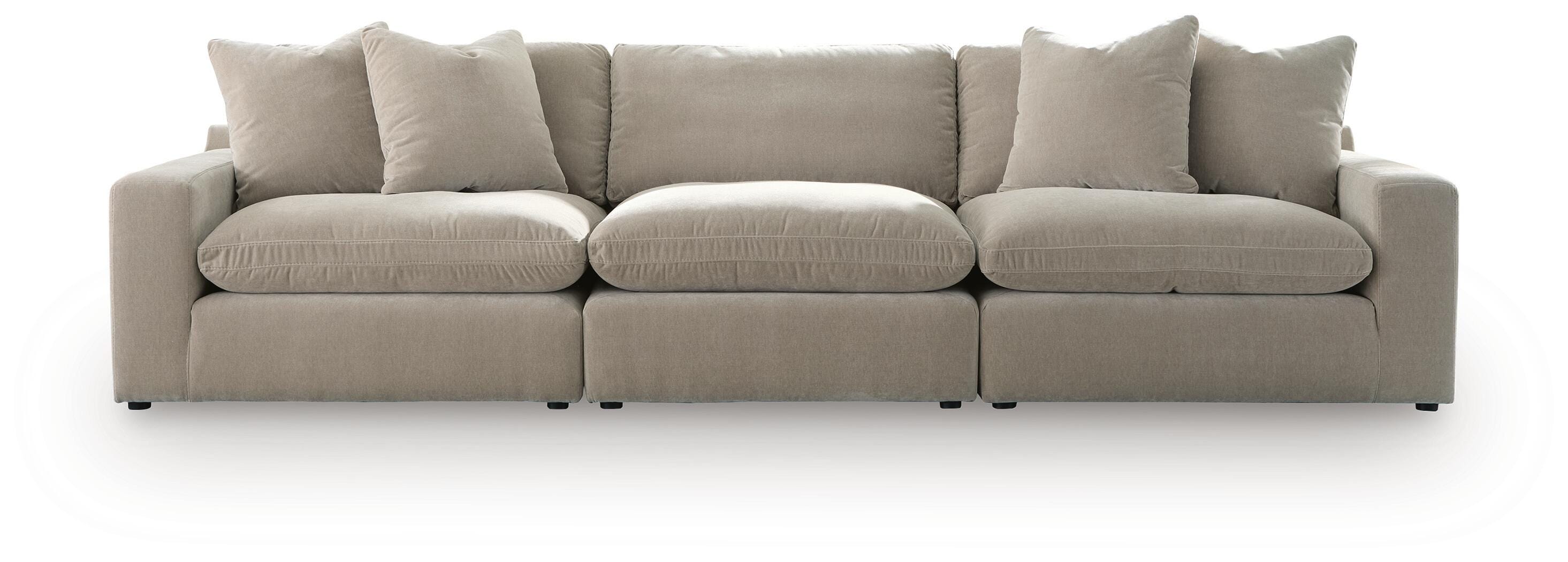 Maxton Heights 3-Piece Sectional Sofa in Pebble