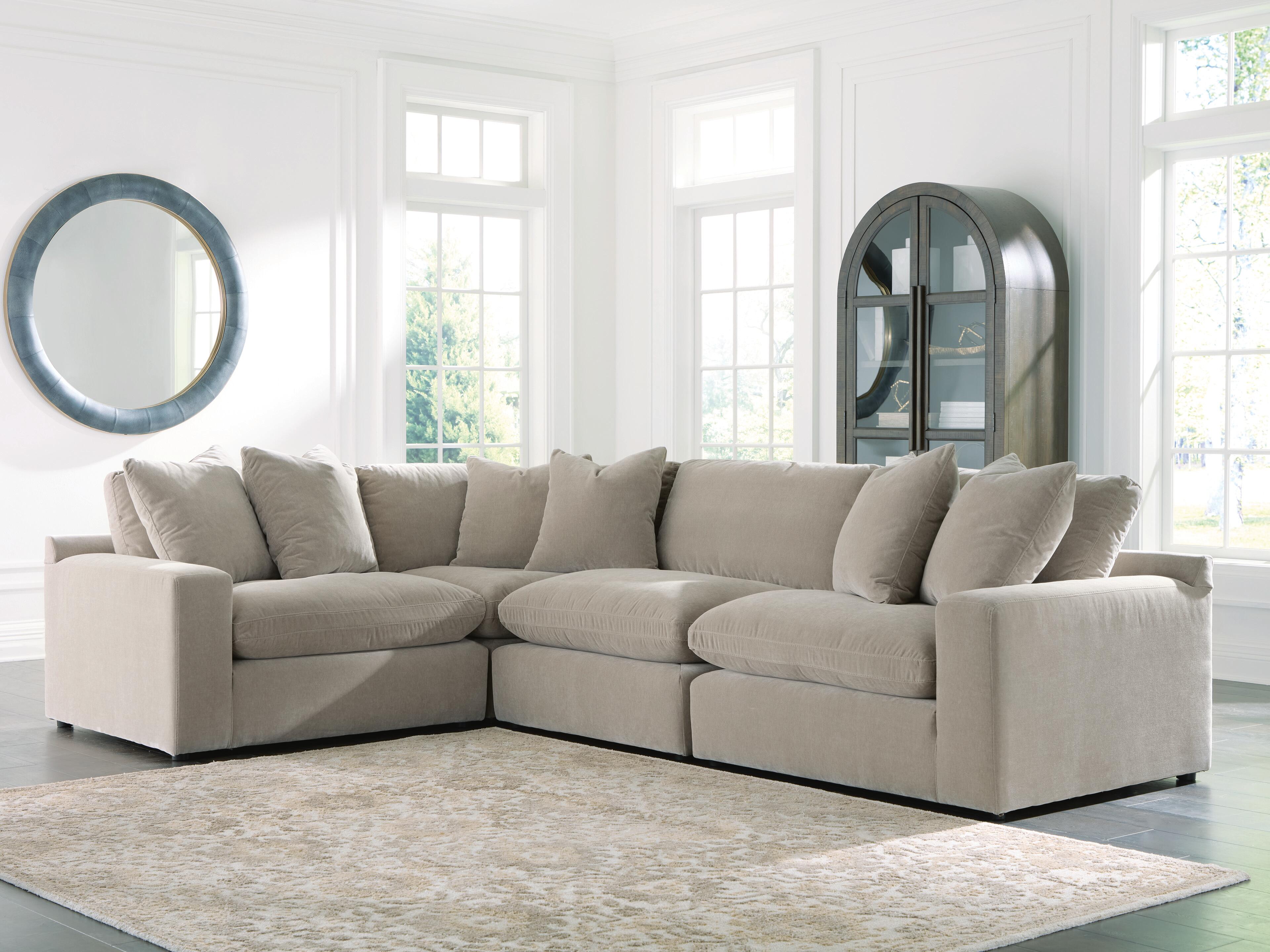 Maxton Heights 4-Piece Sectional in Pebble