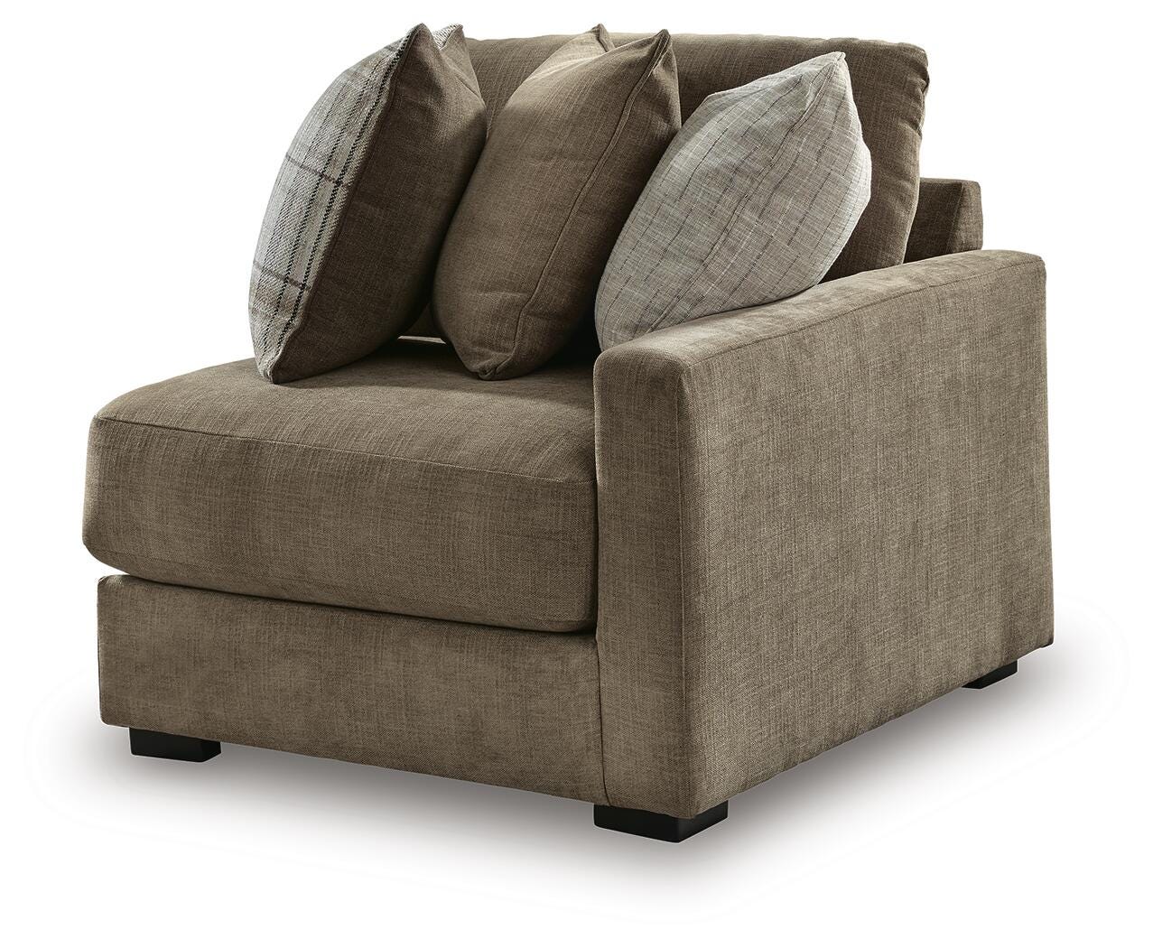 Camellia-Court 5-Piece Sectional in Coffee