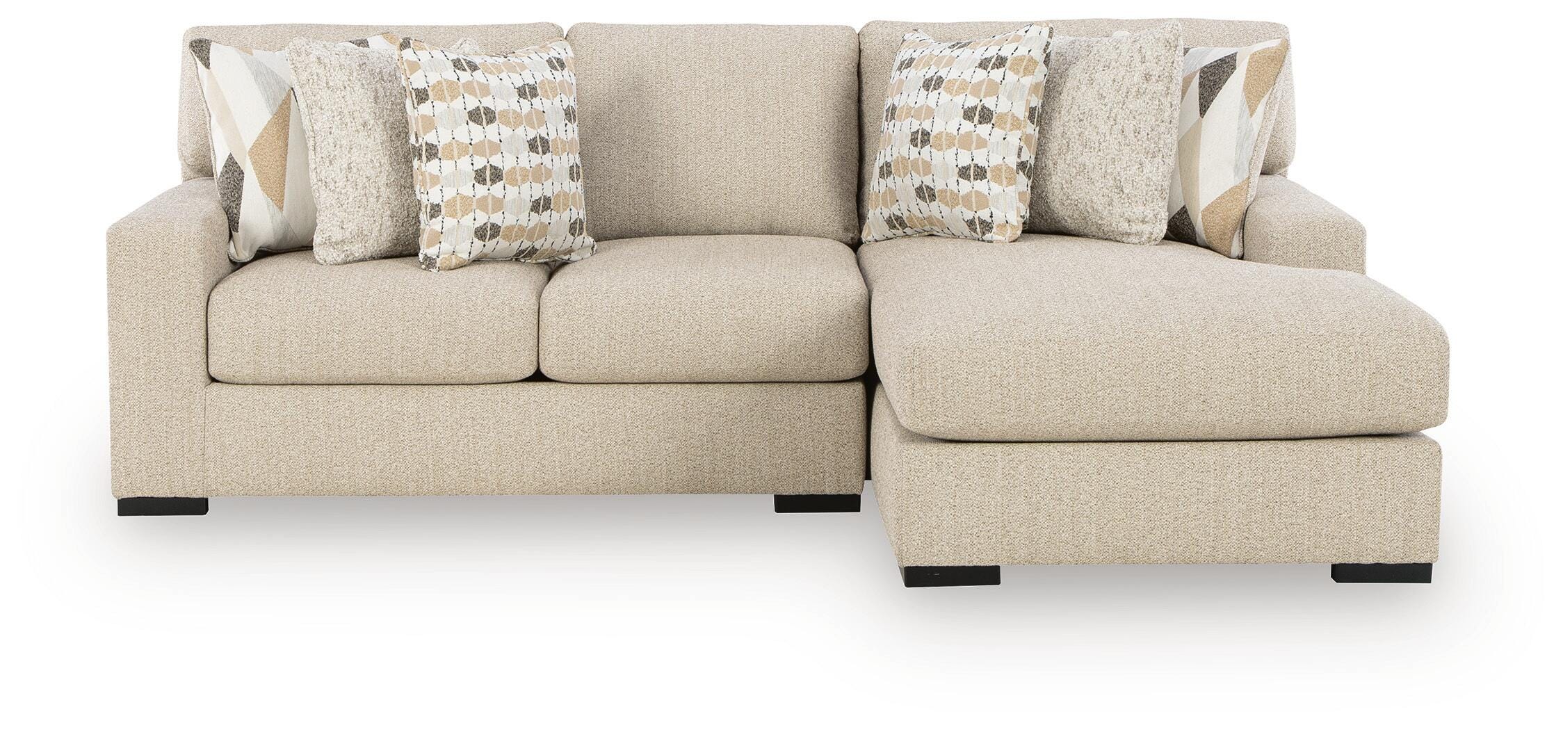 Laurelgrove 2-Piece Sectional with RAF Chaise in Pebble