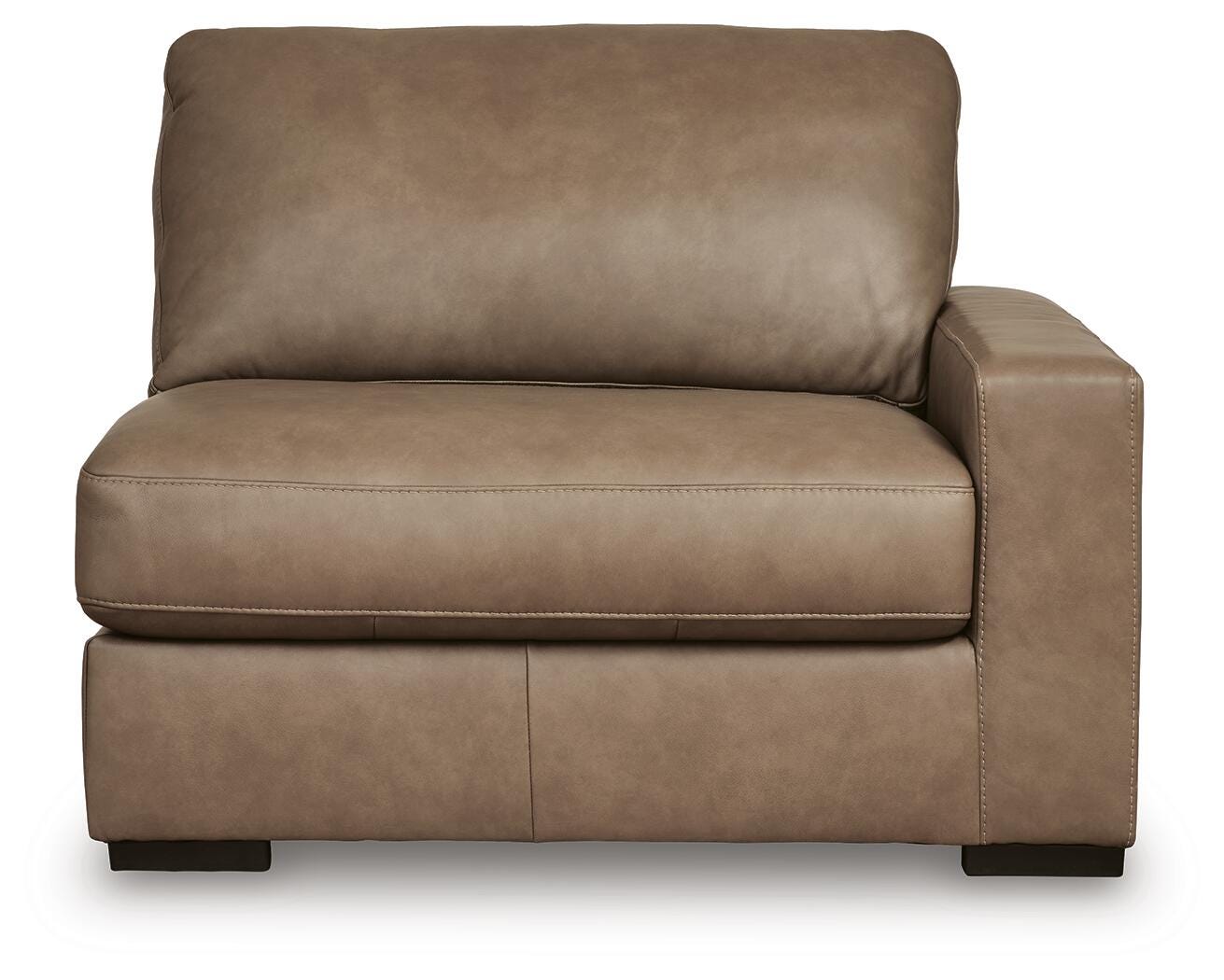 Veronella 3-Piece Sectional Sofa in Sahara Leather