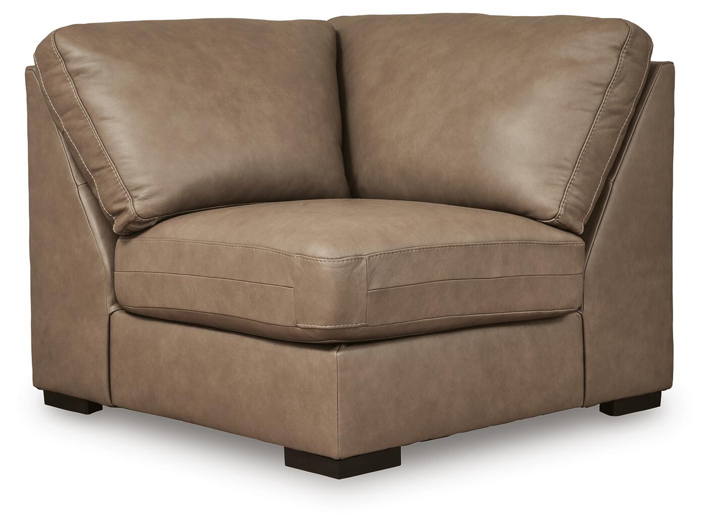 Veronella 5-Piece RAF Chaise Sectional in Sahara Leather